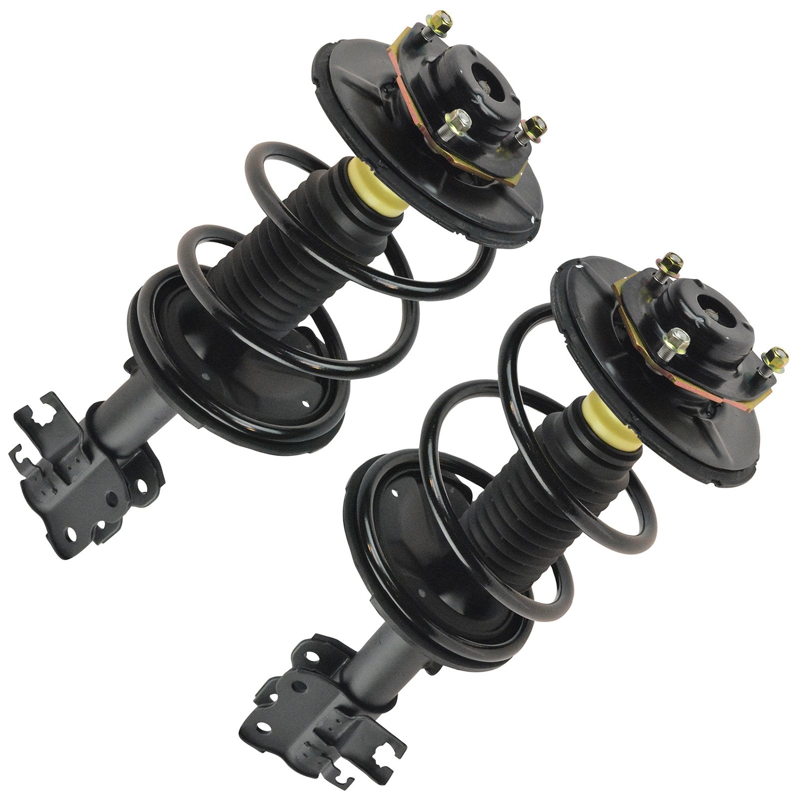 Trq Front Strut & Coil Spring Assembly Set Driver & Passenger Sides Compatible With 04-08 Nissan Maxima