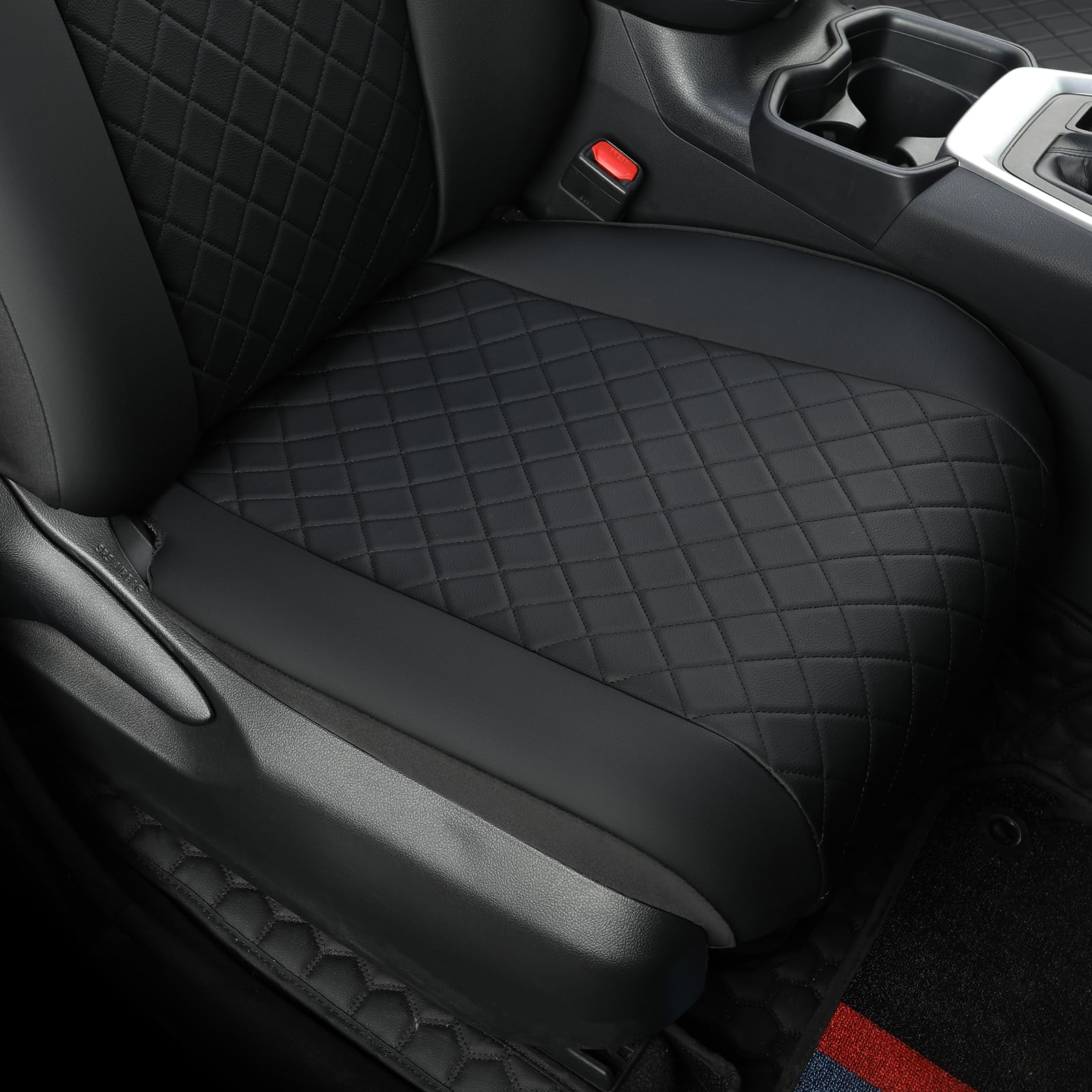 GIANT PANDA 2-Pack Front Car Seat Covers Custom Fit for Toyota Rav4 Hybrid SE/XSE 2019 2020 2021 2022 2023 2024 2025 Rav 4,Prime