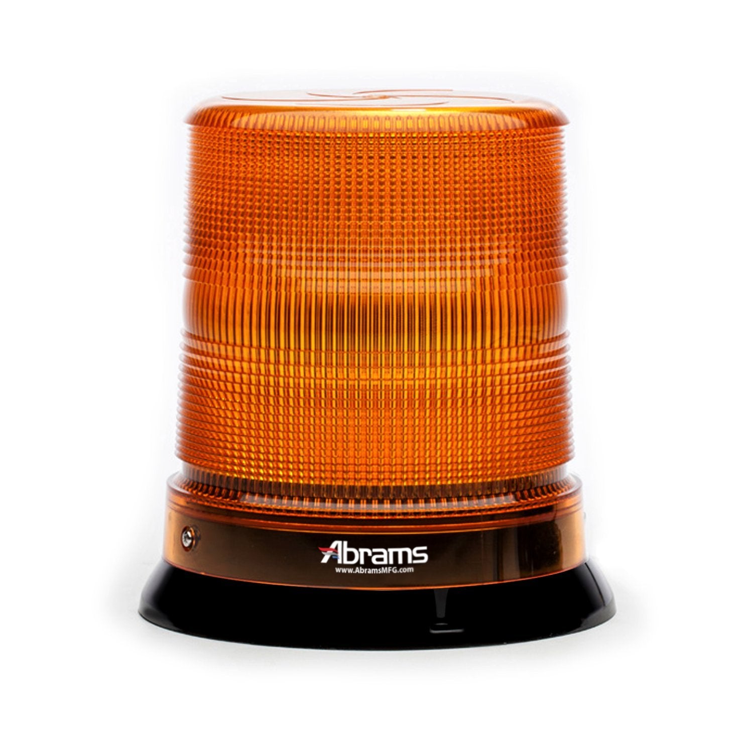 Abrams Sae Class-1 Stareye 7'' Inch Dome 12 Led Magnet/Permanent Mount Construction Vehicle Warning Strobe Beacon Light - Amber