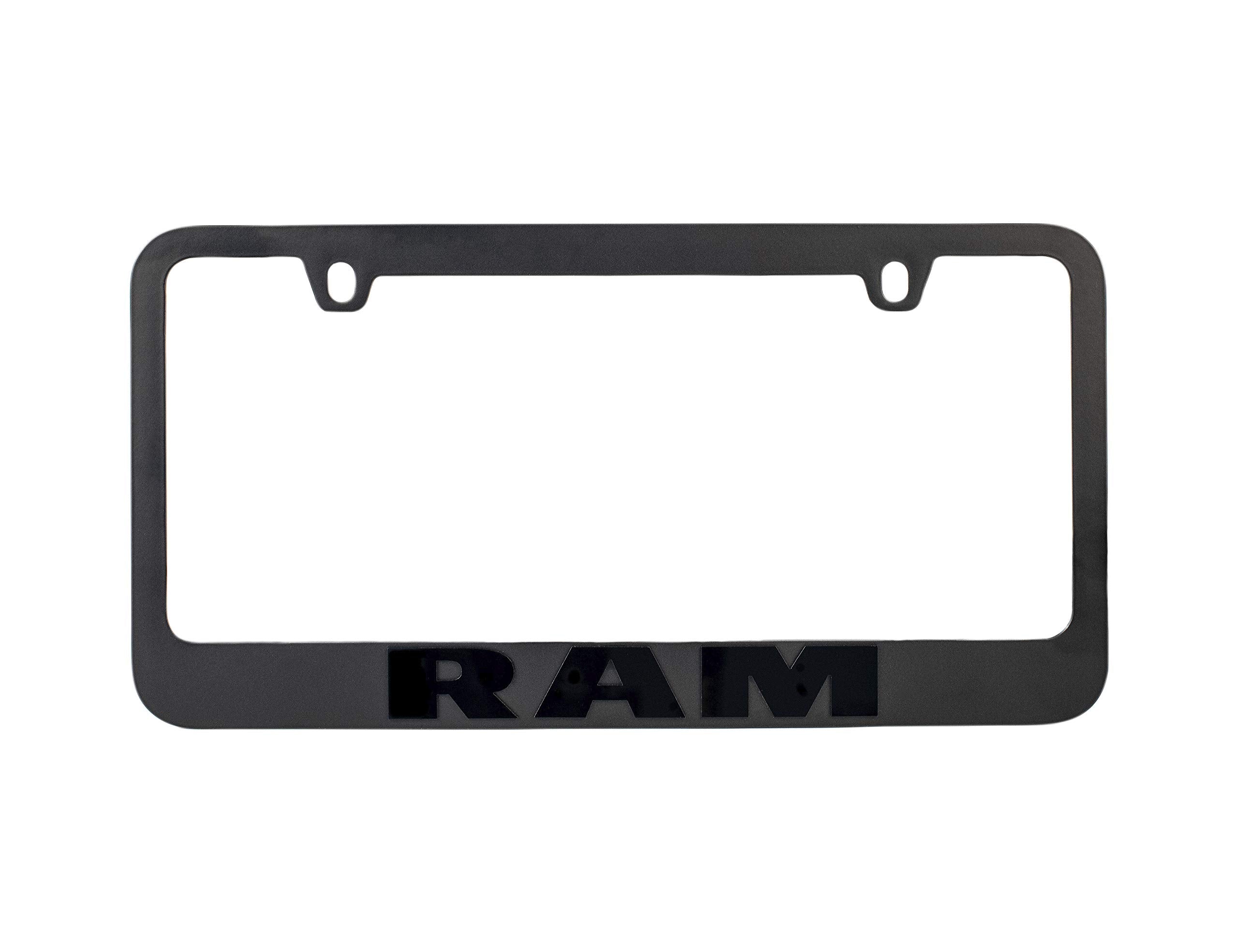 Dodge RAM Stealth Blackout License Plate Frame - Ram Trucks