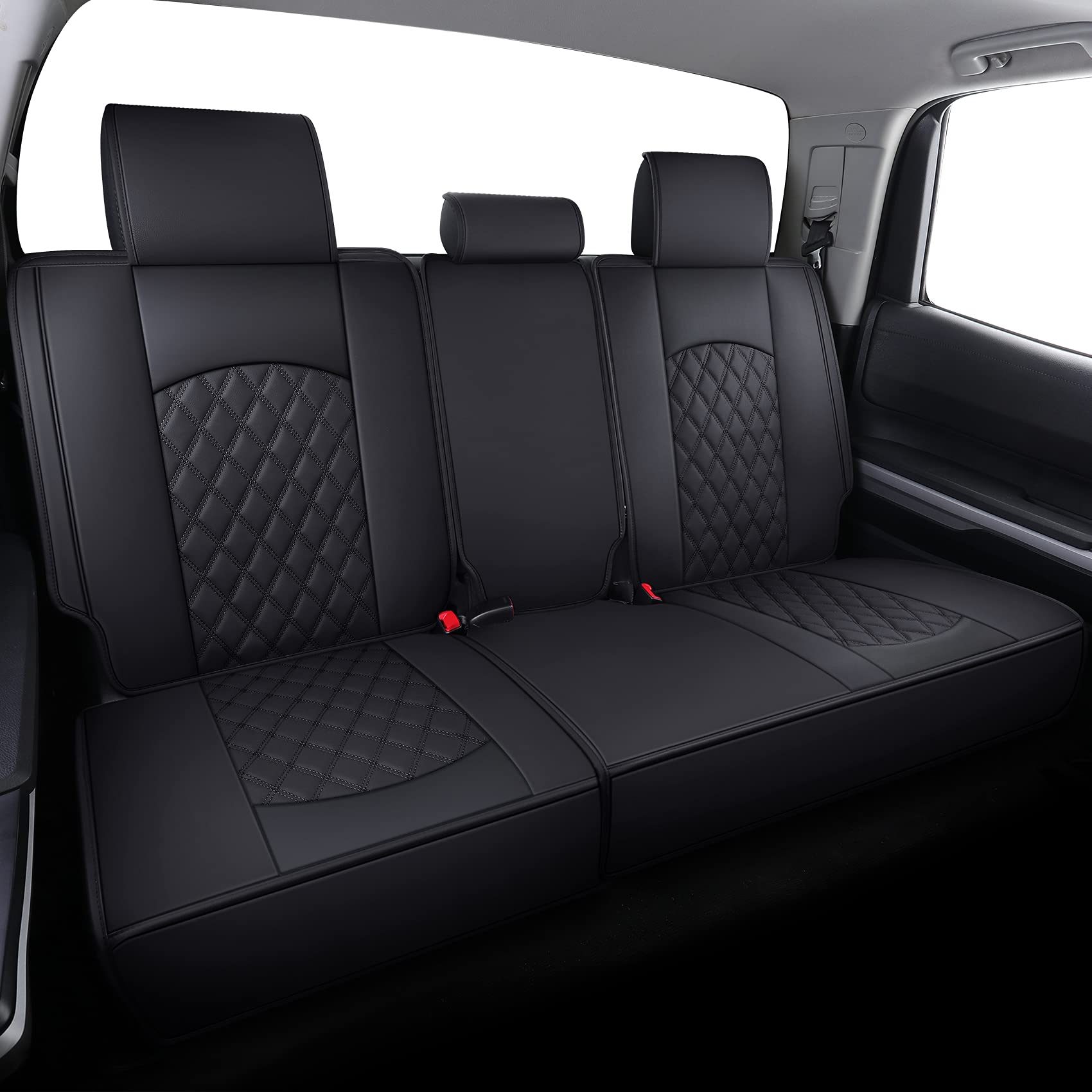 Yiertai Tundra Seat Covers Compatible With Toyota Tundra 2008-2022 2023 2024 2025 Crewmax Double Cab Sr5 Limited Platinum Trd Pr