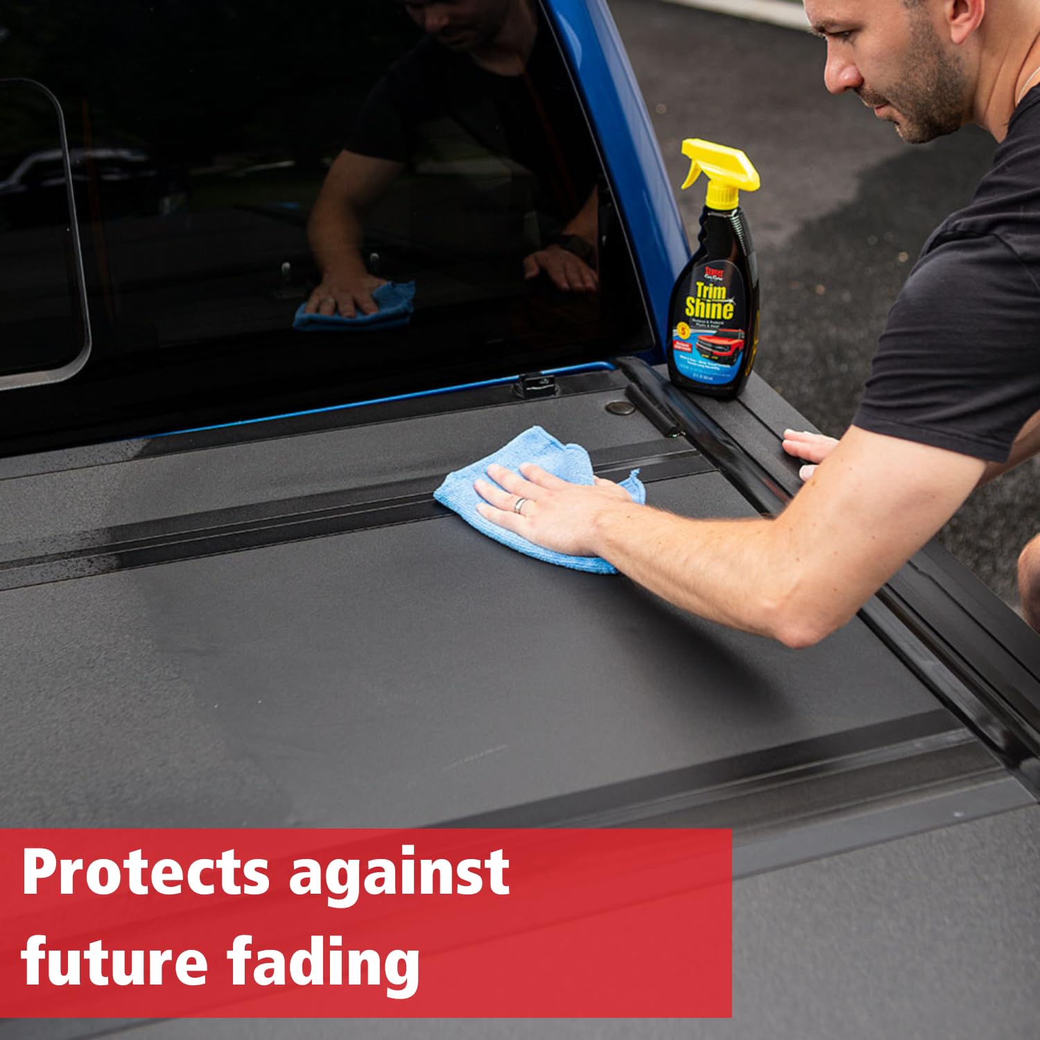 Stoner Car Care 92034-4Pk Trim Shine Vinyl And Plastic Spray Protectant Coating For Automotive Interior And Exterior Restores Oe