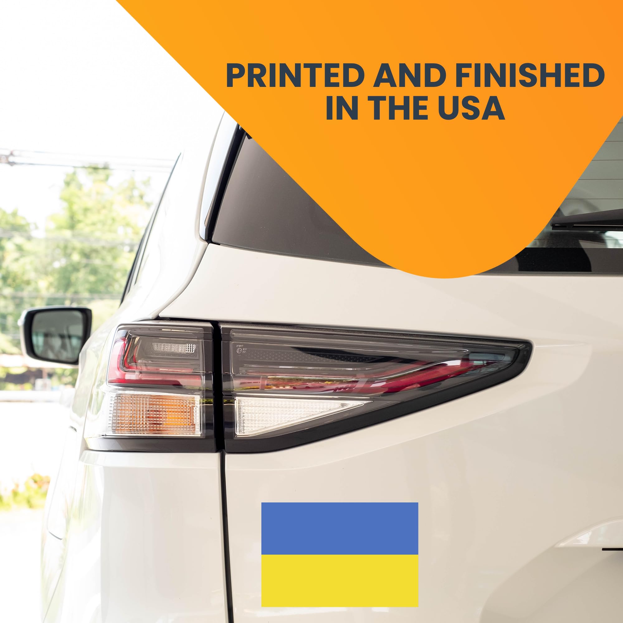 Magnet Me Up: Ukraine Ukrainian Flag Car Magnet Decal - 4X6 Inches, Heavy-Duty Automotive Magnet For Car, Truck, Suv - Show Your