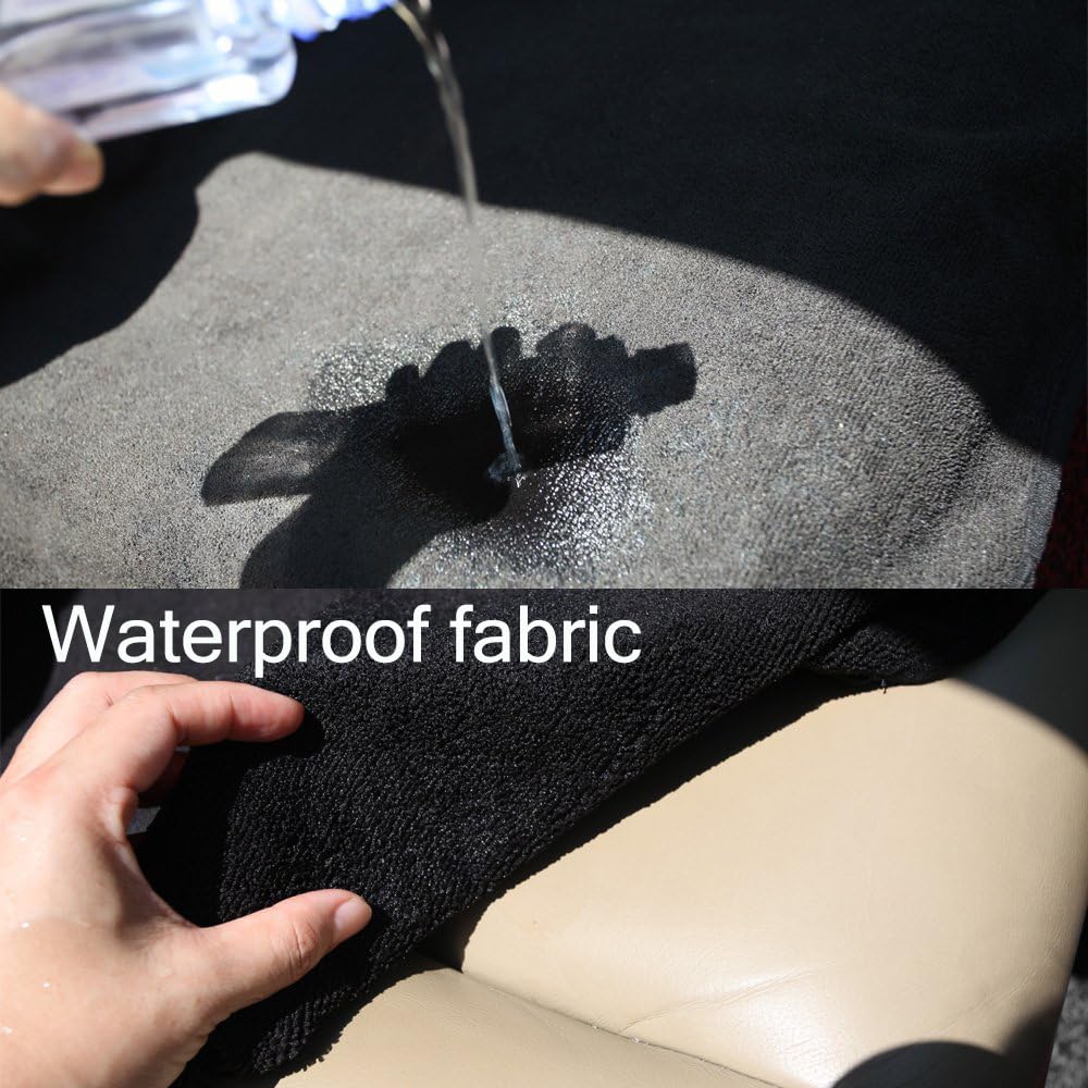 Deckaly Back Seat Cover Waterpoof Rear Bench Towel Seat Cover For Gym Swimming Surfing Running, Non-Slip Rear Seat Protector Uni