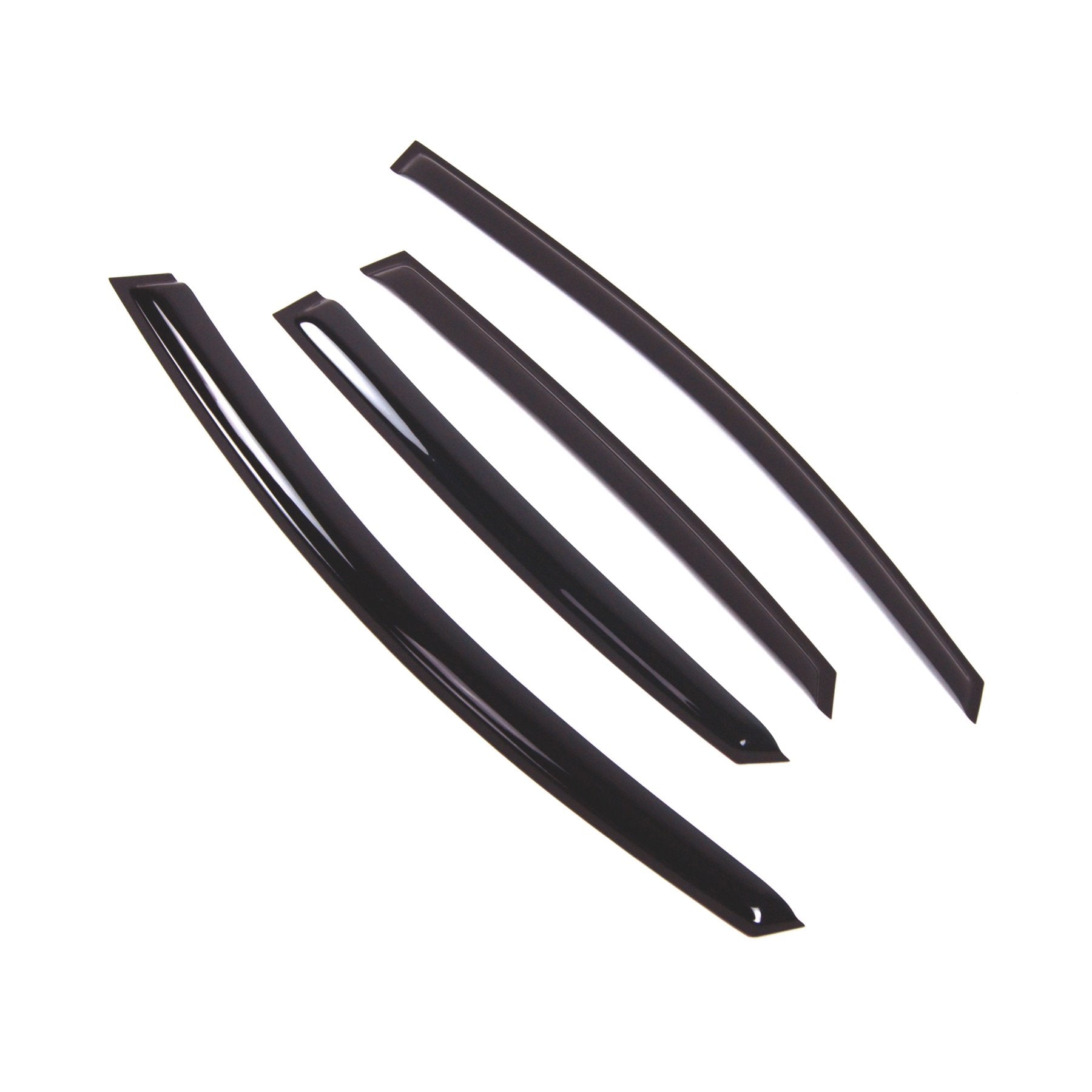 Tuningpros Outside Mount Window Vent Visors Rain Guards Compatible With Nissan Sentra 2016-2018 | Side Window Wind Deflectors Ra