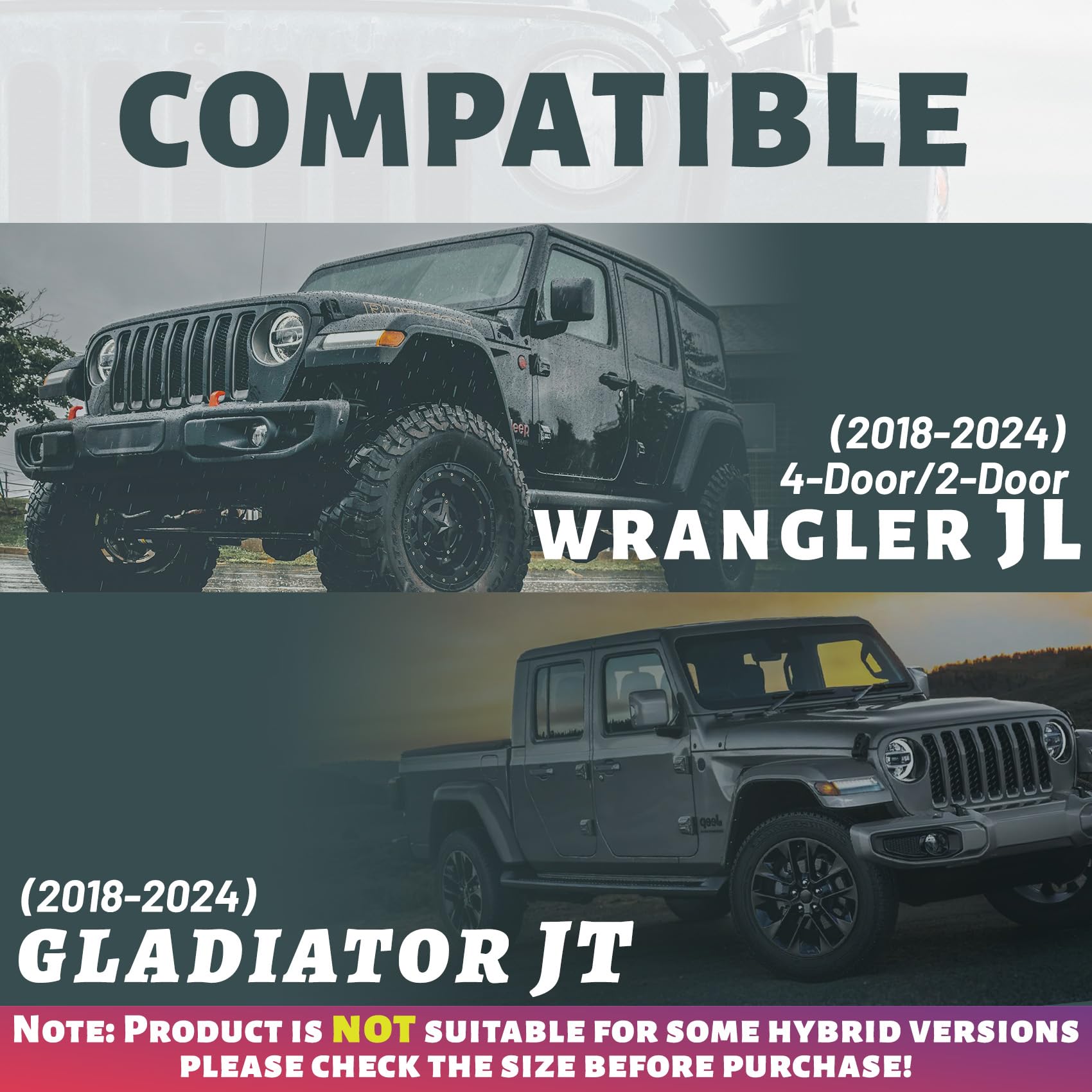 For Jeep Keyhole Covers,For 2018-2024 Jeep Wrangler Jl & Gladiator Jt,For Jeep Gladiator Keyhole Covers With Magnetic Keyhole Pr