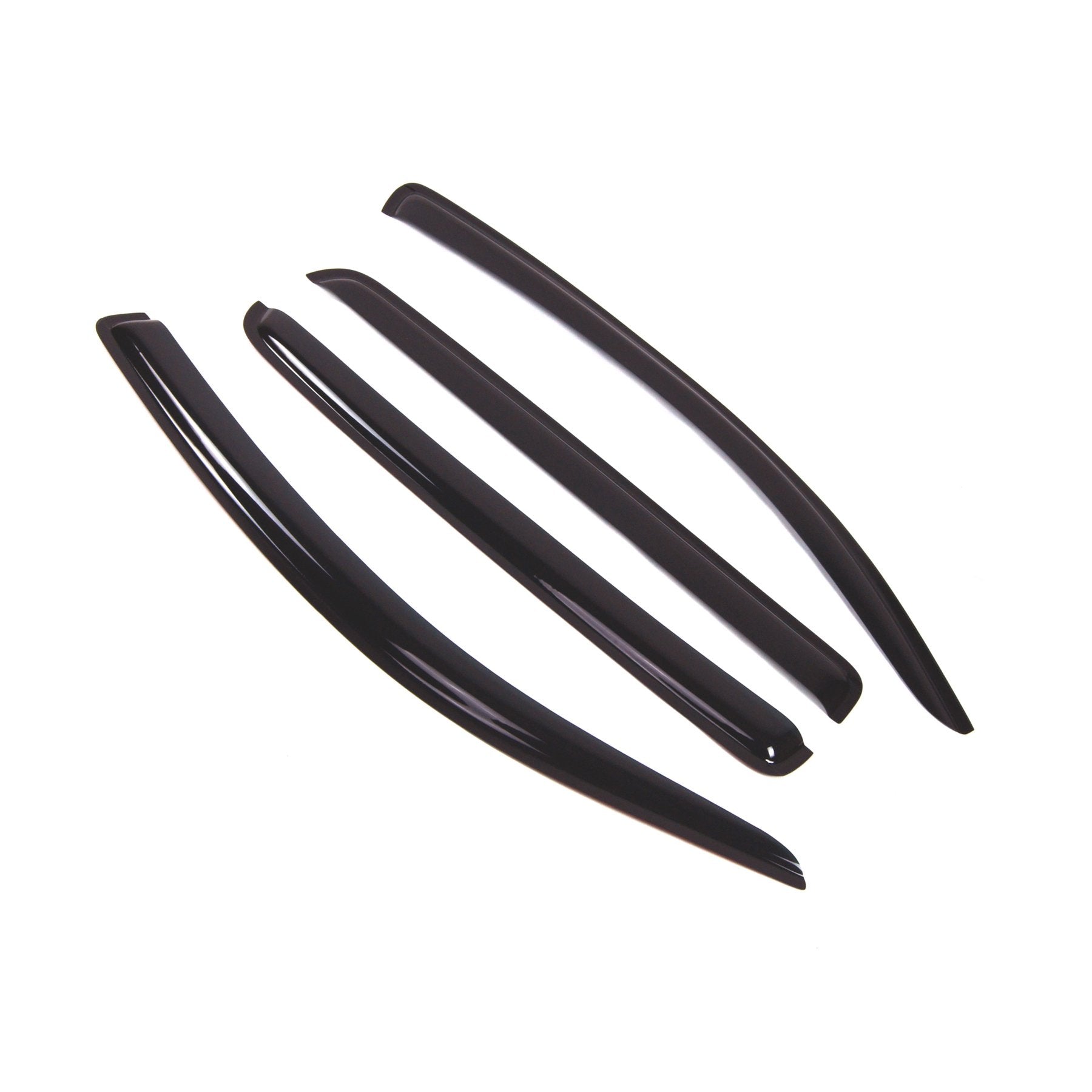 Car Window Rain Guard | Outside Mount Visors Auto Side Window Deflectors | Windows Visor Rain Shields Compatible With 2007-2016