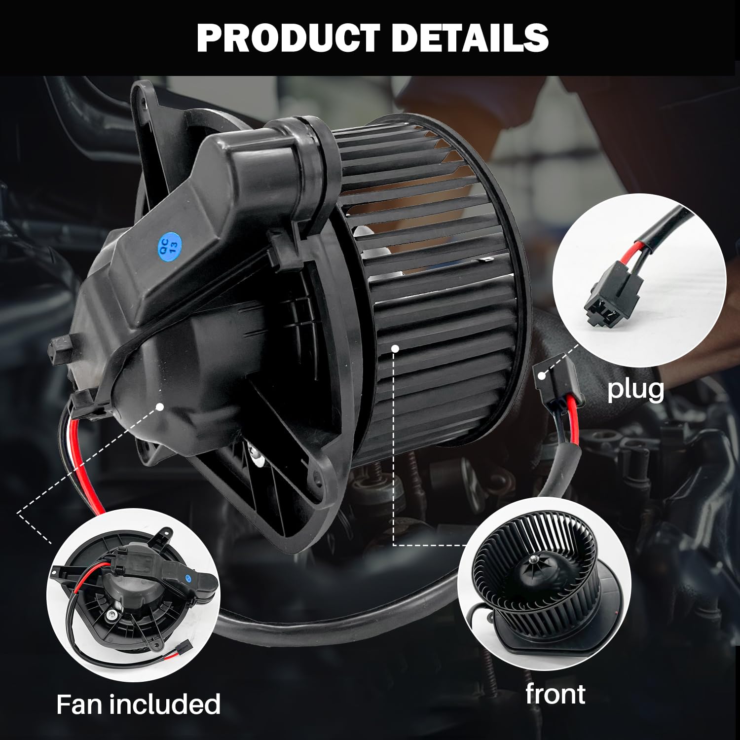 Aspligo 700168 Ac Heater Blower Motor Fan Assembly Fit For Jeep Commander 2006-2007 ,For Jeep Grand Cherokee 2005-2010 5143099Ab