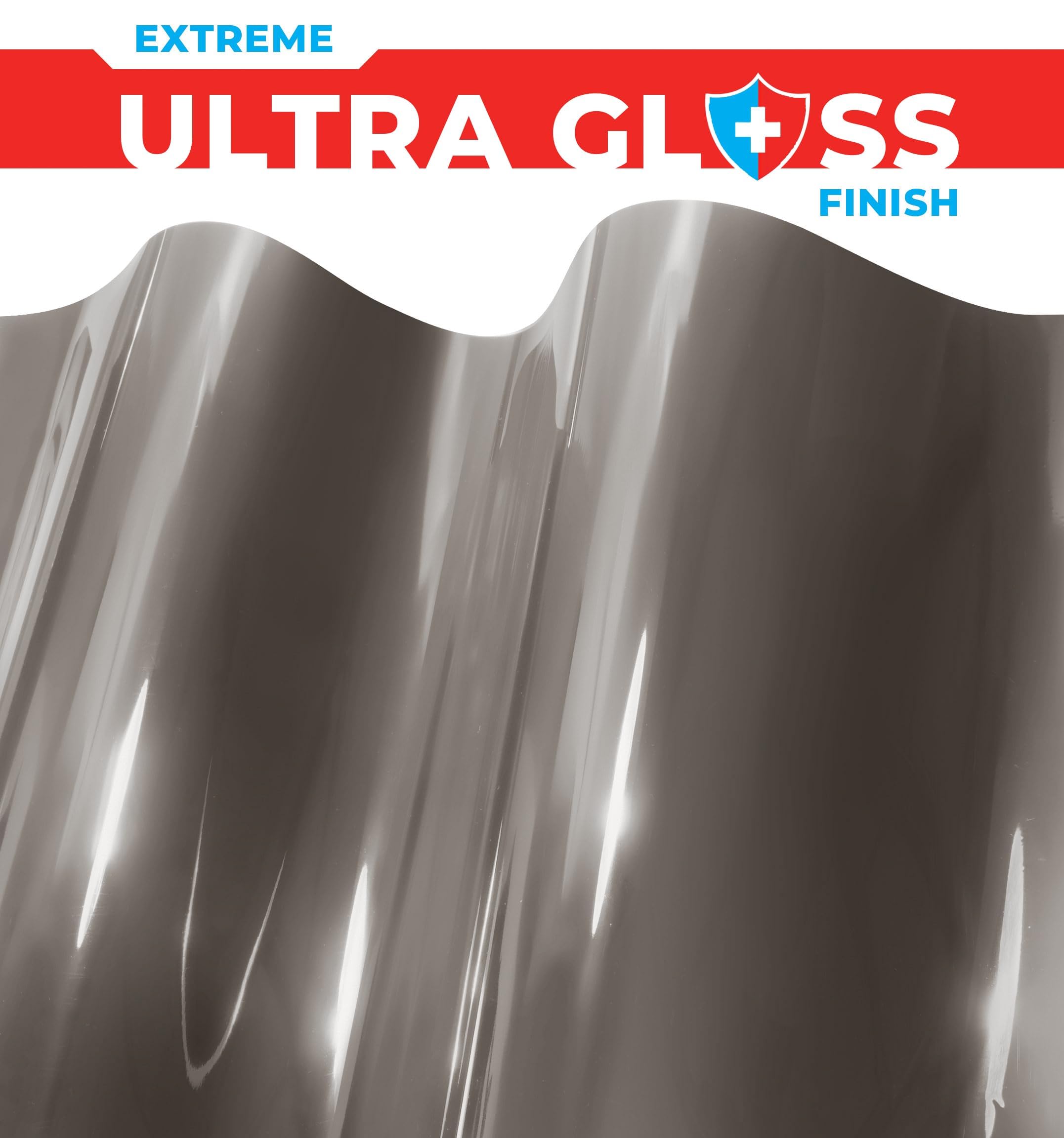 Colorfusion Ppf By Vvivid, Gloss Nardo Grey Dry Apply Ppf Vinyl Car Wrap Roll 1Ft X 5Ft