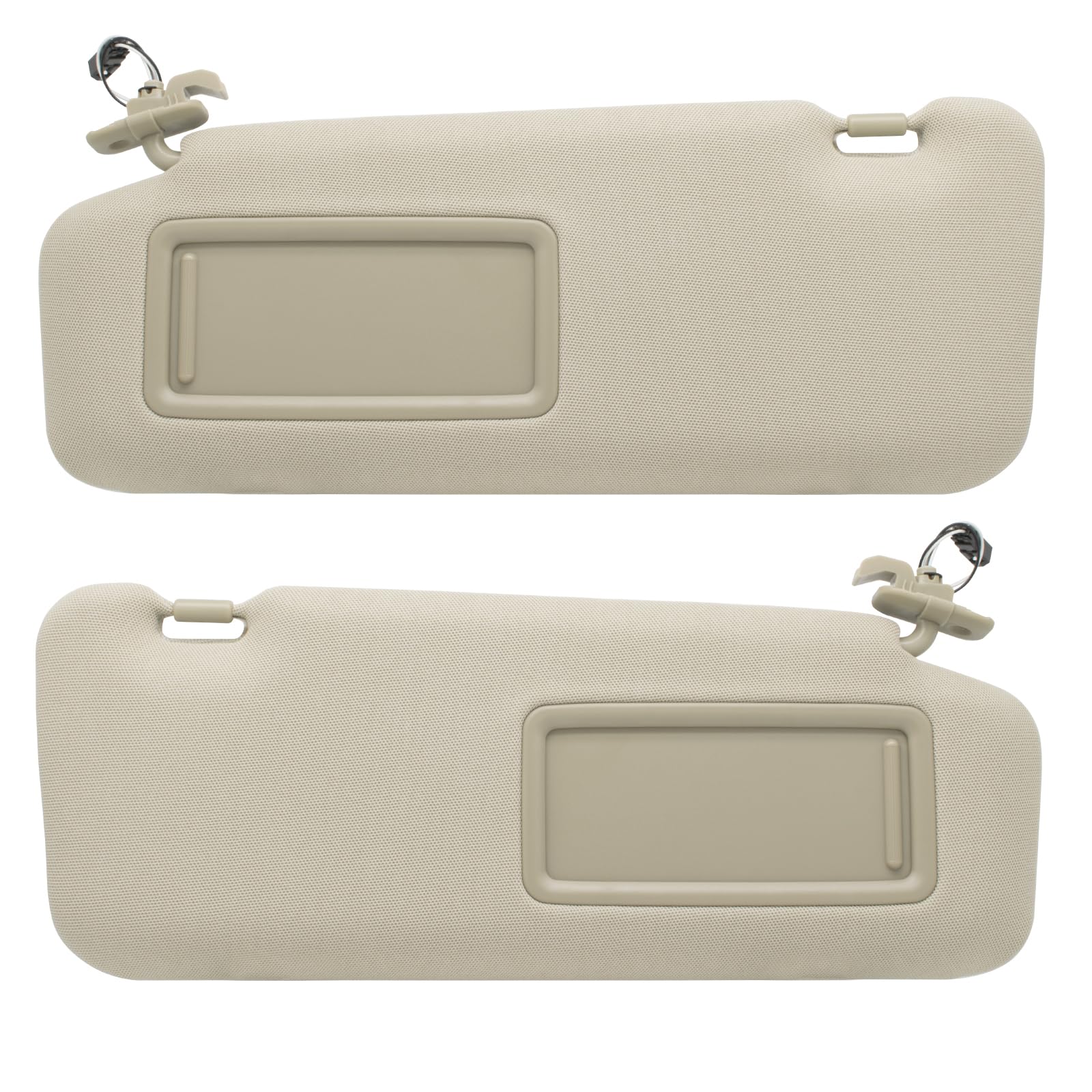 NHILES Left Driver Sun Visor Compatible with Mazda CX-9 2010-2015 Sun Visor Replacement Number TD11-69-320C-75 TD12-69-320C-75 C