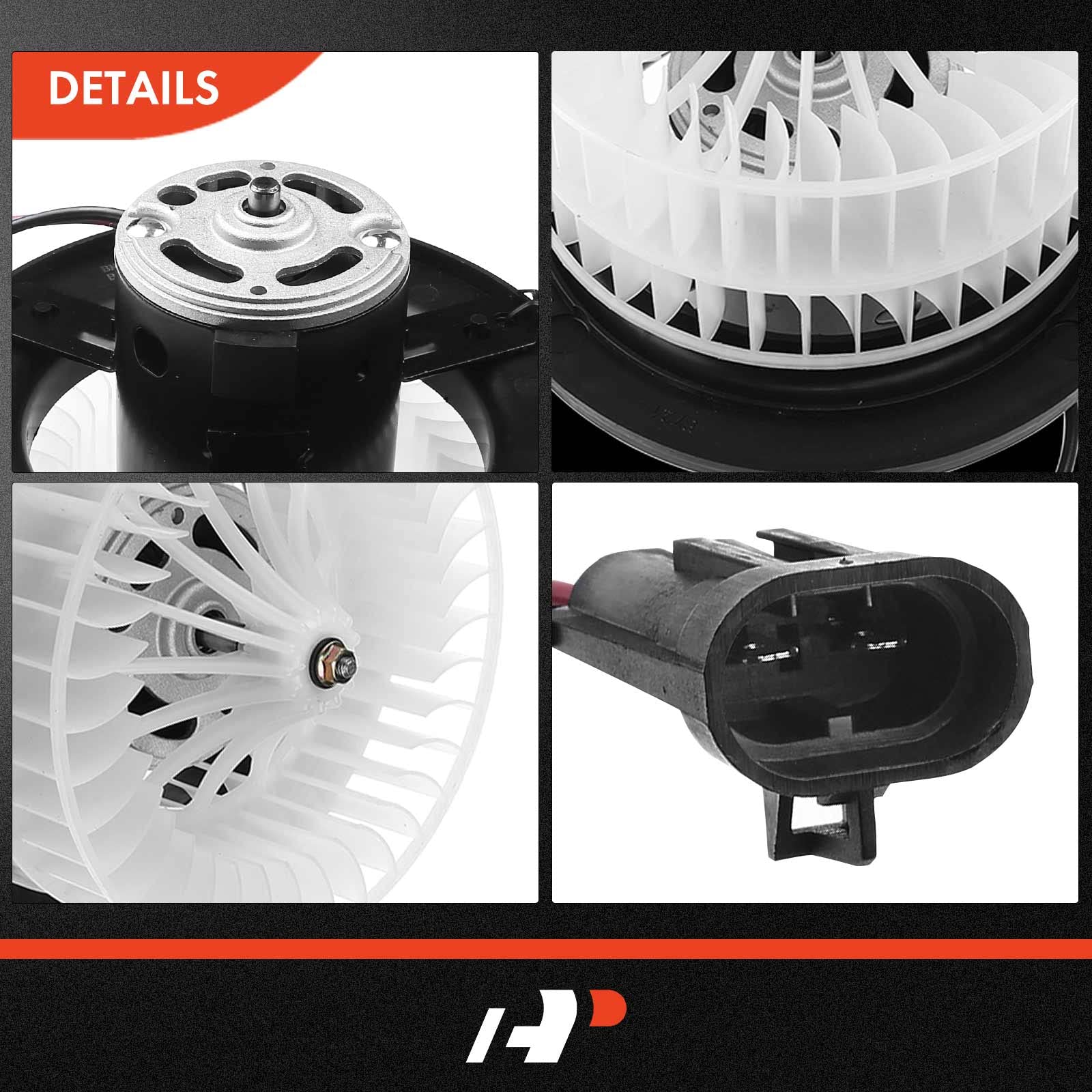 A-Premium Hvac Heater Blower Motor Assembly Compatible With Freightliner & Volvo Vehicles - Classic 2001-2010, Classic Xl, Fl106