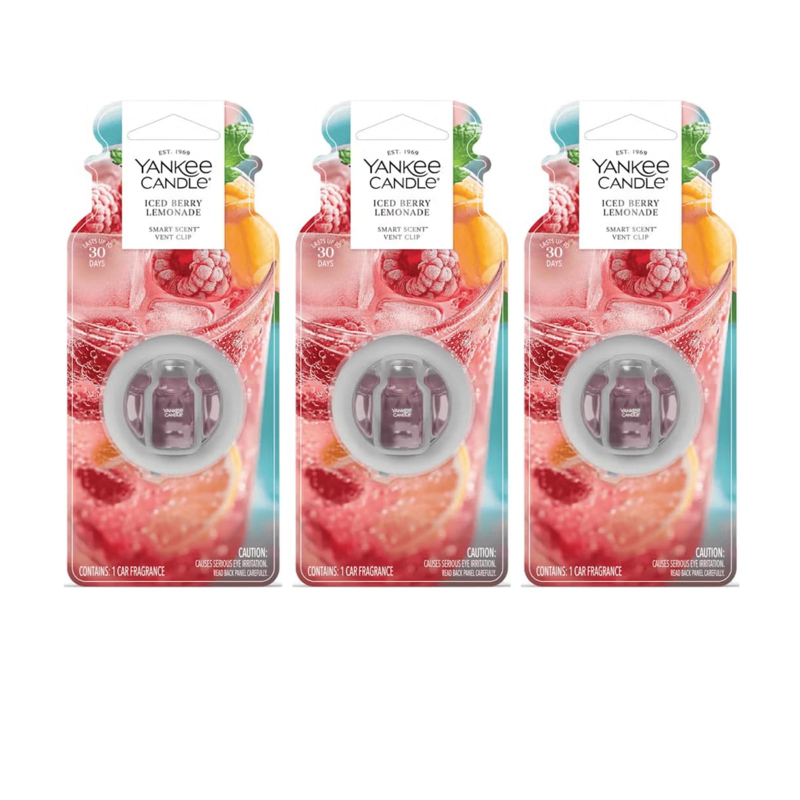 Yankee Candle Smart Scent Vent Clip Car Air Freshener, Adjustable Fragrance Strength, Long Lasting Up to 30 Days, Odor Neutraliz