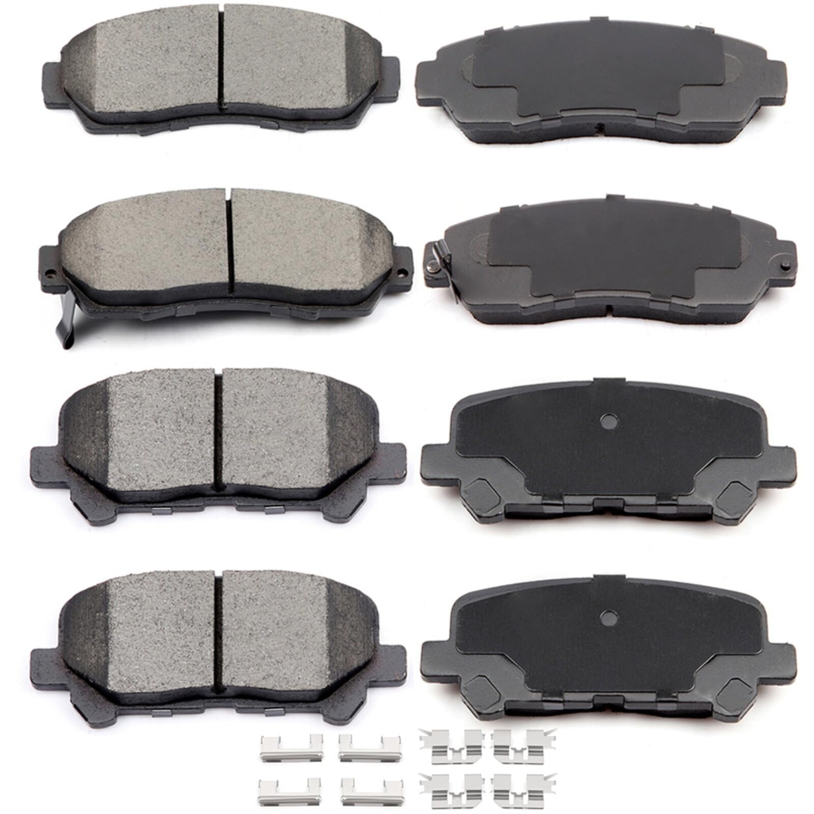 ECCPP D1089-7994 D1281-8397 Front & Rear Ceramic Disc Brake Pad Set Fit For Honda Odyssey 2011-2014