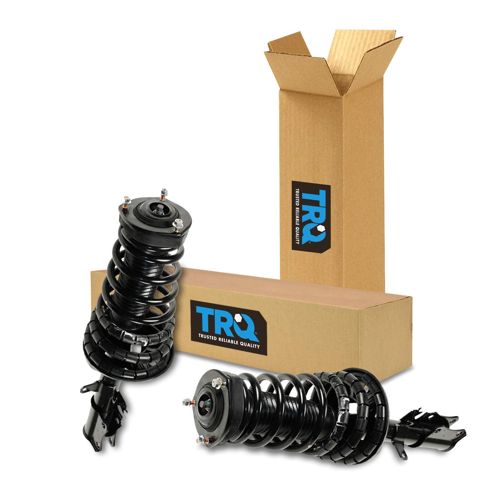 Trq Rear Strut & Coil Spring Assembly Set Driver & Passenger Sides Compatible With 92-96 Toyota Camry