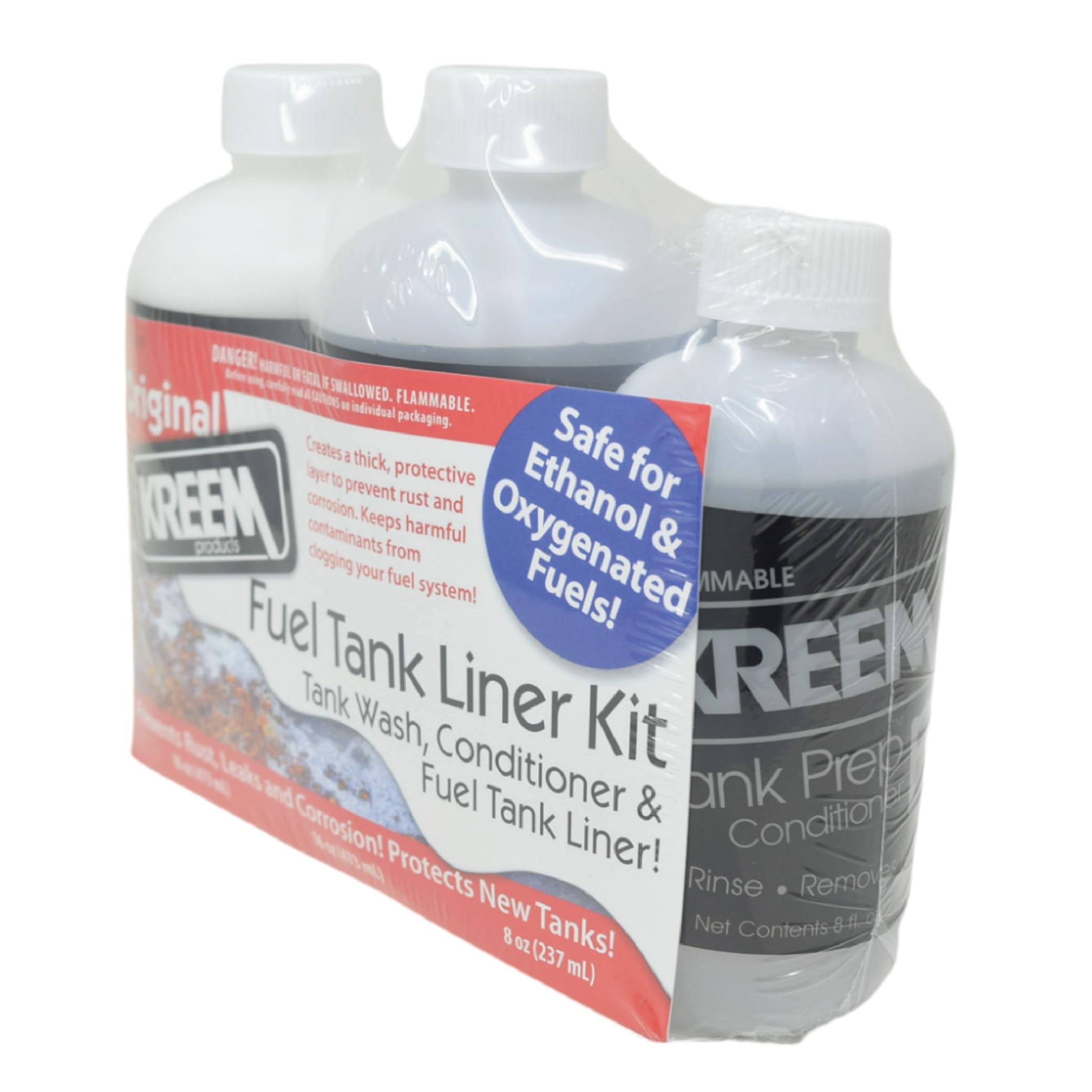 Kreem 19-103 Fuel Tank Liner Combo Pack, 3 Pack, Black, Plastic, One Size