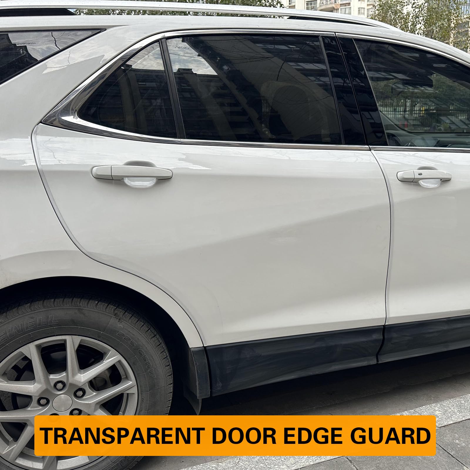 Winunite Car Door Edge Guards 32.8ft Clear PVC U-Shaped - Scratch & Chip Resistant, Fits Most Vehicles, Model W-guardtr32