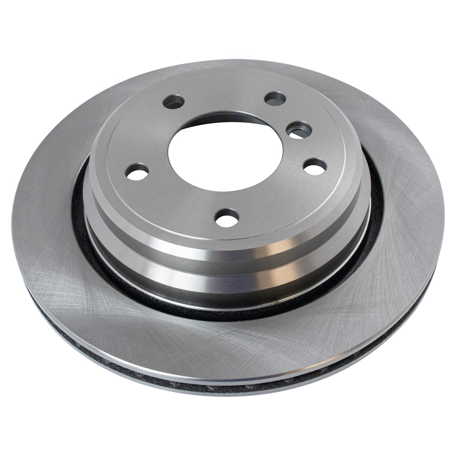 TRQ Rear Brake Pad & Rotor Kit Brake Pads Brake Rotor Ceramic Compatible with 2001-2003 BMW 525i 1997-2000 528i 530i 1997-2003 5