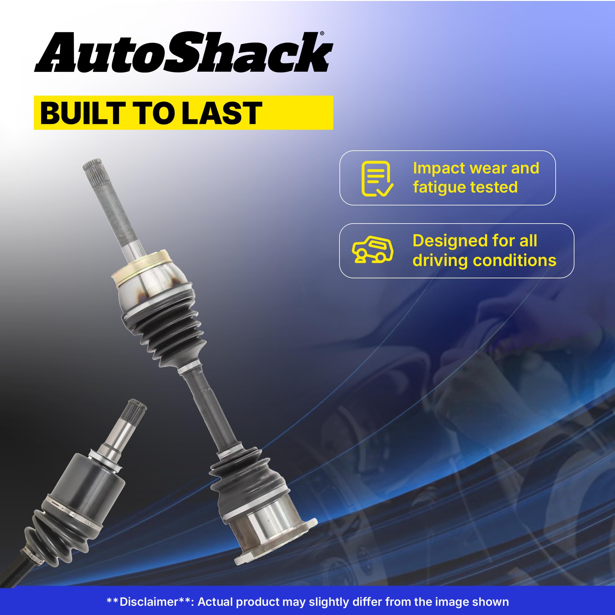 Autoshack Front Cv Axle Drive Shaft Neoprene Boots Pair Of 2 Driver And Passenger Side Replacement For 2002-2004 2005 2006 2007 2008 2009 2010 2011 Ram 1500 3.7L 4.7L 5.7L 5.9L V6 V8 4Wd Dsk1101Pr