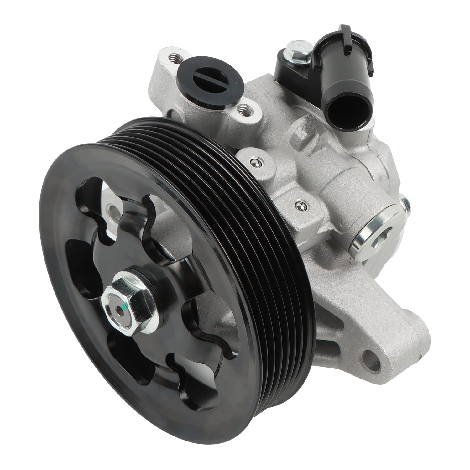 Daysyore Power Steering Pump 21-5456 With Pulley Fits For 2006 2007 2008 2009 2010 2011 Civic 1.8L, Oe-Quality Power Assist Pump, Replace Oe 21-5456 55-5822 56110-Rna-A01 36-215668