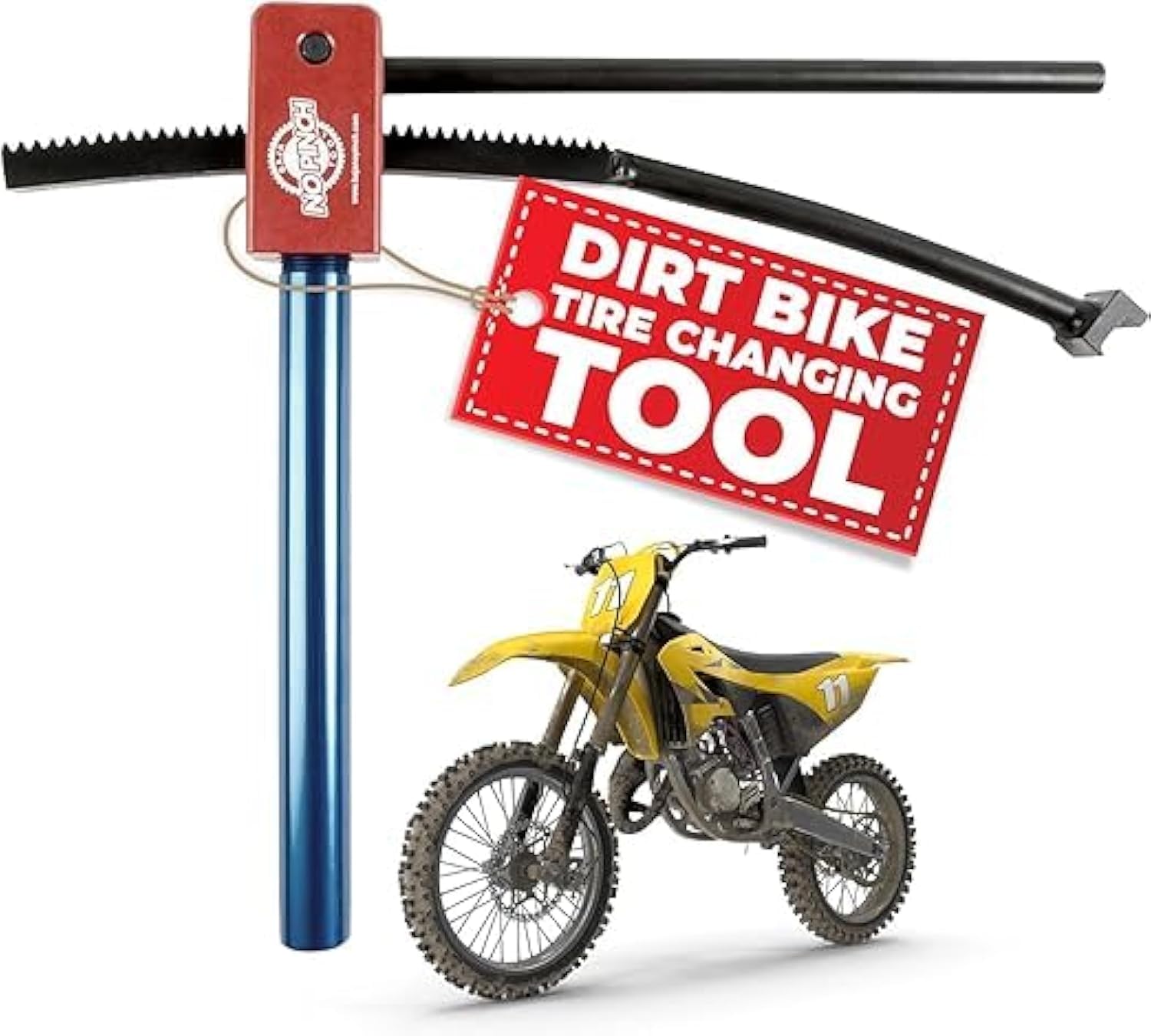 Baja No Pinch Original Tire Changing Kit - Dirt Bike Tire Changing Tools for Enduro and Motocross - Compact Dirt Bike Tire Chang