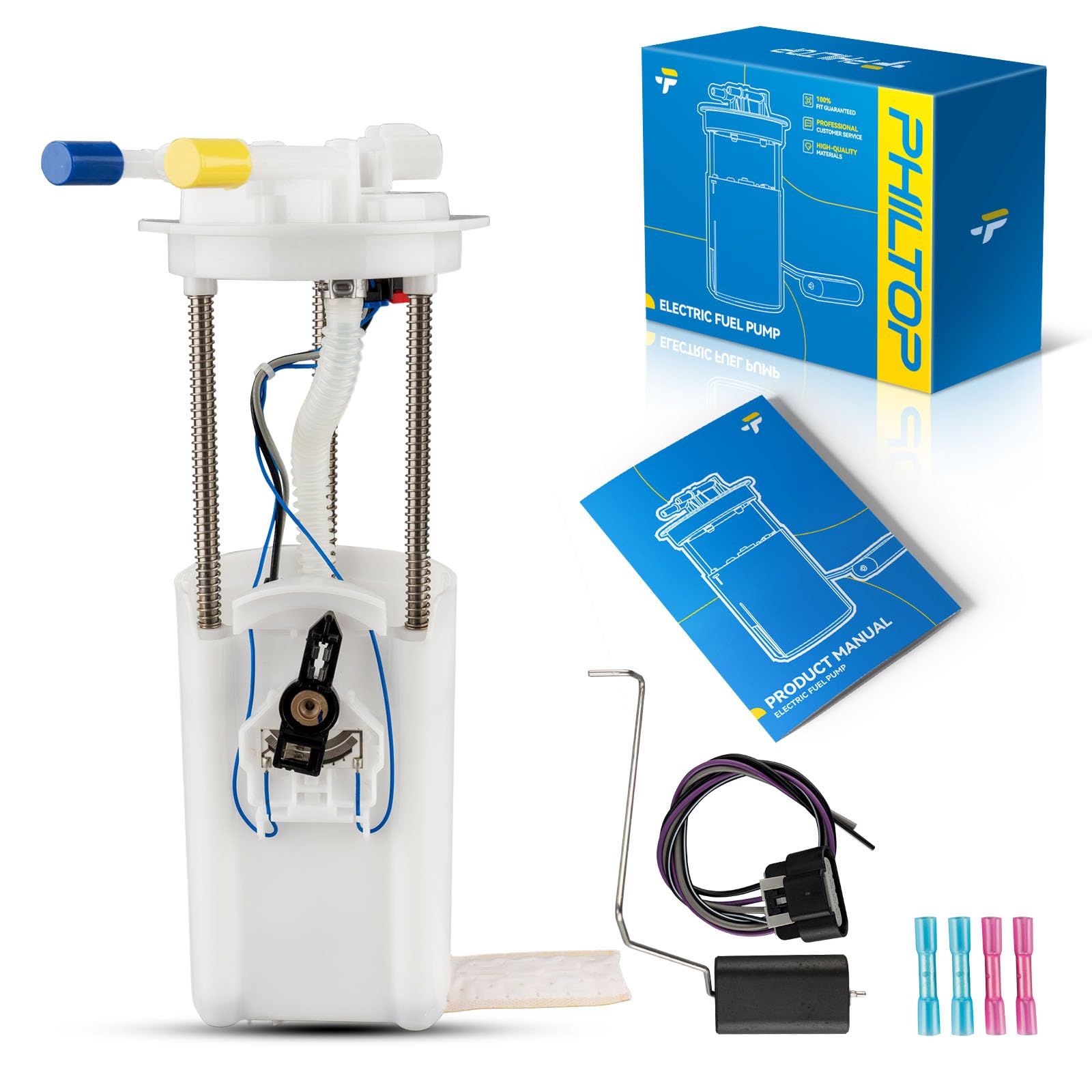 PHILTOP Fuel Pump for 1996 Tahoe Base 5.7, 1996 LT 5.7, 1996 LS 5.7, 1996 Yukon SLT 5.7, 1996 Yukon SLE 5.7, FG0084 Electric Fue