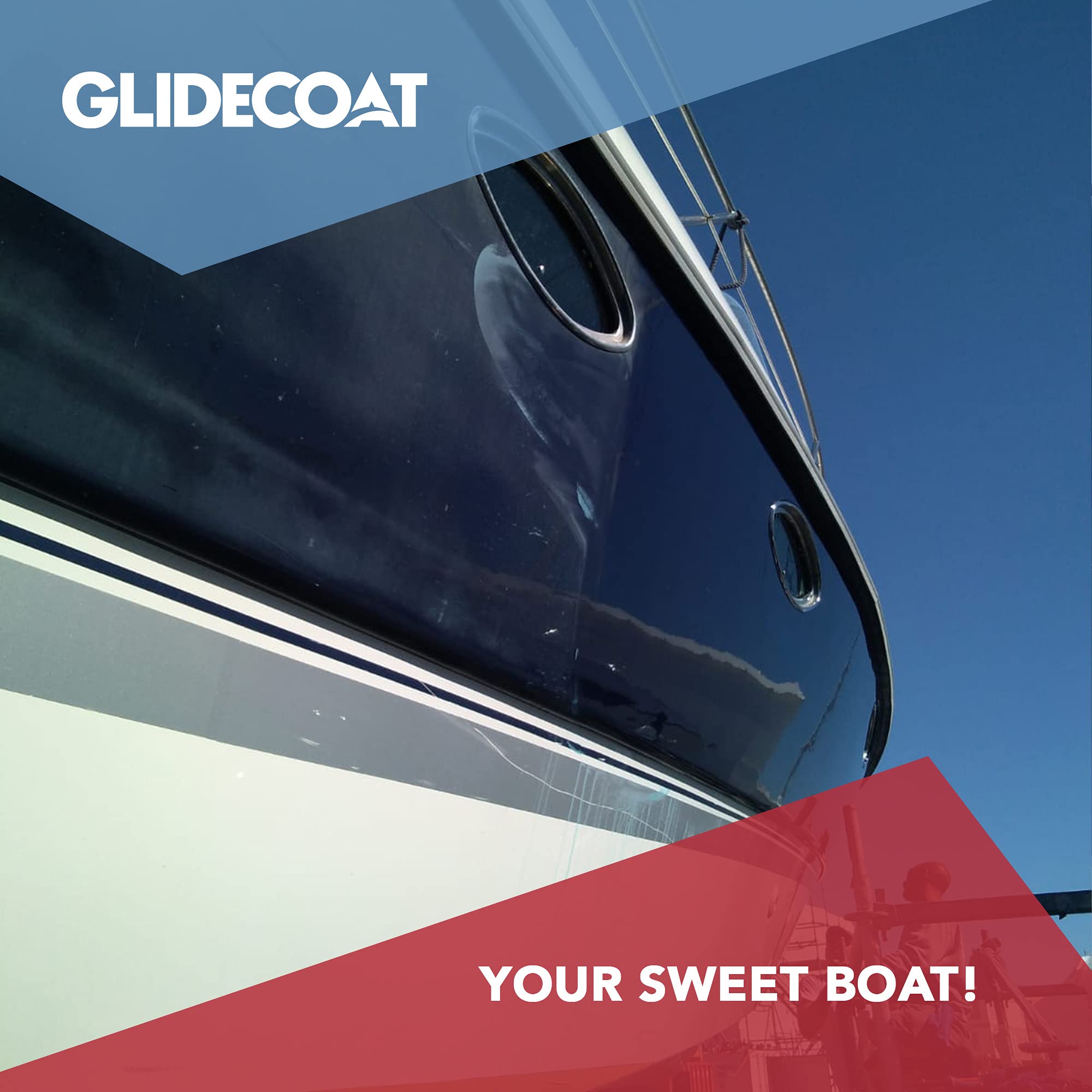 Glidecoat Marine Ceramic Coating (250ml)-Nano Ceramic Coating for Boats, Cars-Better Than Car Wax Polish and More Durable than R