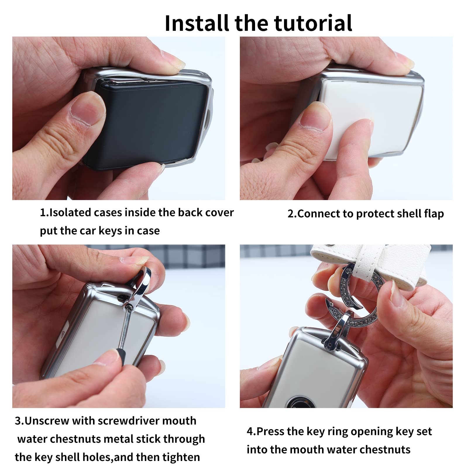 Lcxwzndy For Volvo Key Fob Cover