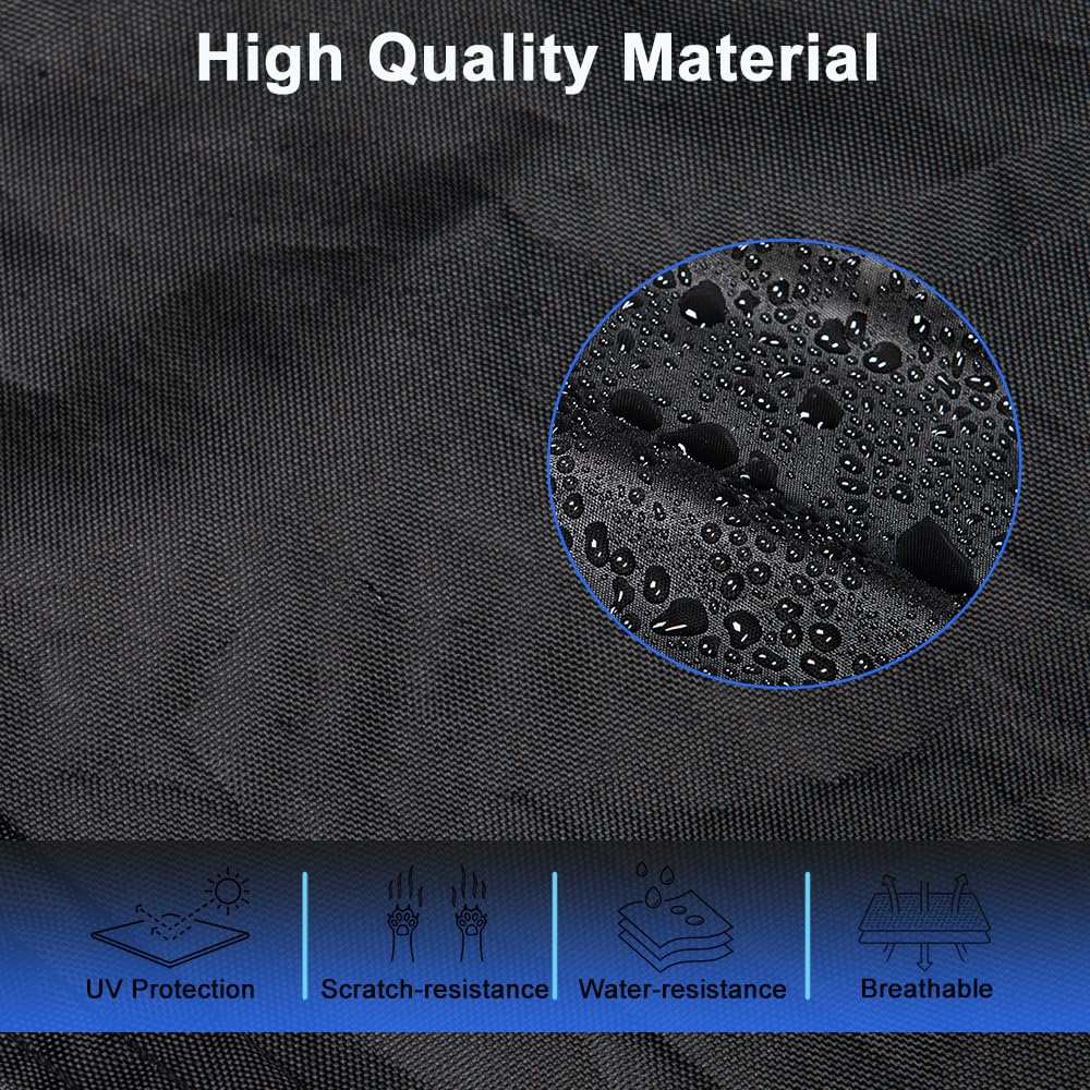 Morhept Suv Car Cover Custom Fit For Benz Glc, Waterproof All Weather Full Exterior Cover Rain Snow Uv Protection Cover With Doo
