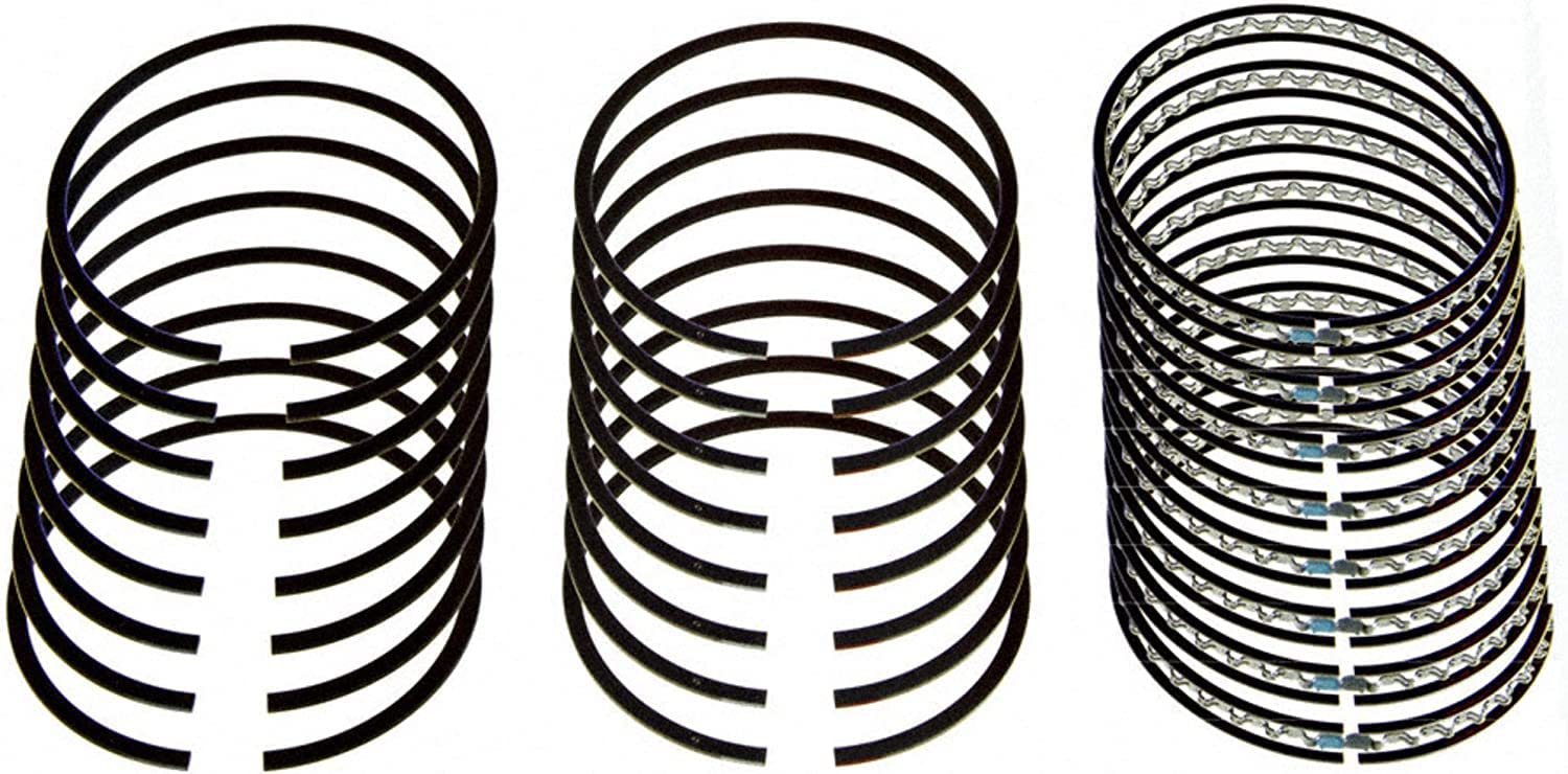 Michigan Motorsports Piston Ring Set - 4.8L & 5.3L LS Moly Rings - Model 2M4978, Fits LM7 L59 LS4 LY5 L