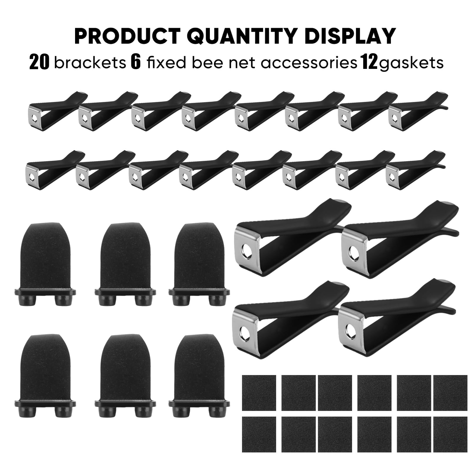 moonateen 20 Pieces Square Head Car Vent Clips + 6 Adapters for 11th Gen Honda Civic - Custom Fit Car Air Fresheners for Honeyco