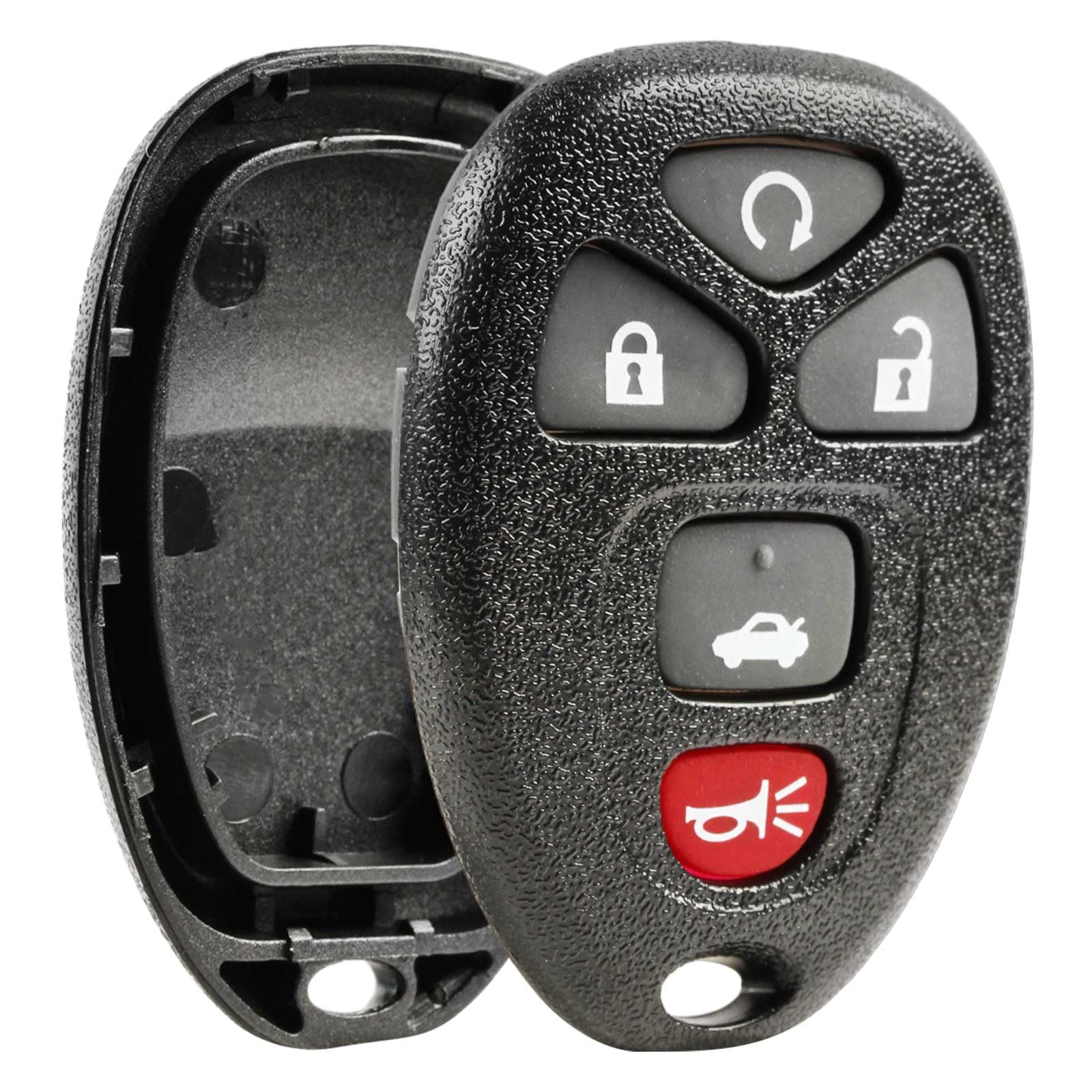Fits Part # 22733524 Shell Case & Pad Key Fob Keyless Entry Remote (No Electronics)