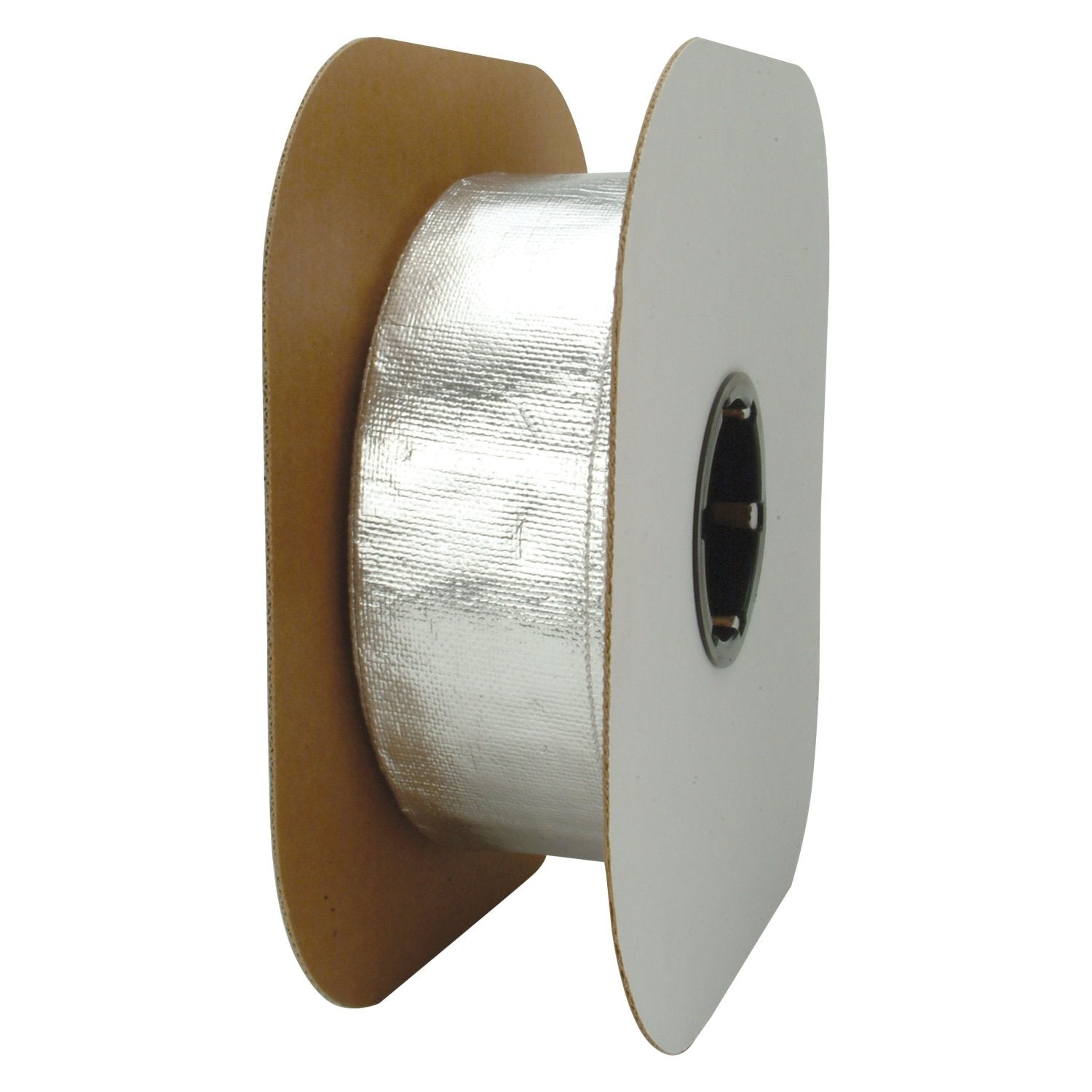 Design Engineering 010420B50 Heat Sheath 1-1/2'' I.D. x 50ft Aluminized Sleeving for Ultimate Hi-Temp Protection