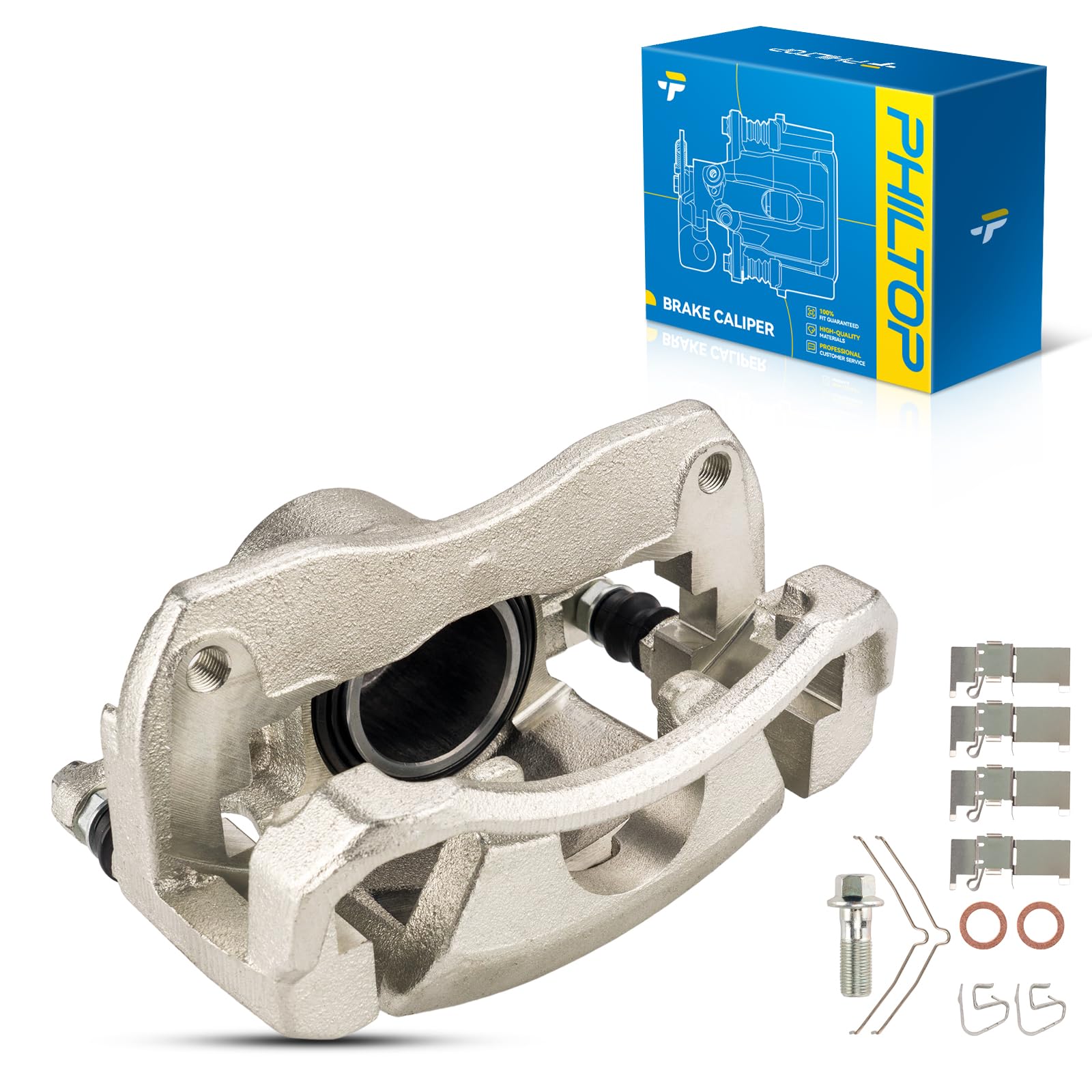 Philtop 19B3129 Front Right Disc Brake Caliper Assembly Replacement For 2007-2017 Toyota Camry, 2007-2012,2016-2018 Lexus Es350,