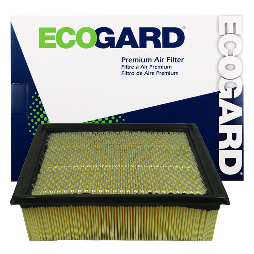 ECOGARD XA5642 Premium Engine Air Filter Fits Ford F-150 3.5L 2011-2022, F-150 5.0L 2011-2022, F-150 2.7L 2015-2022, F-250 Super