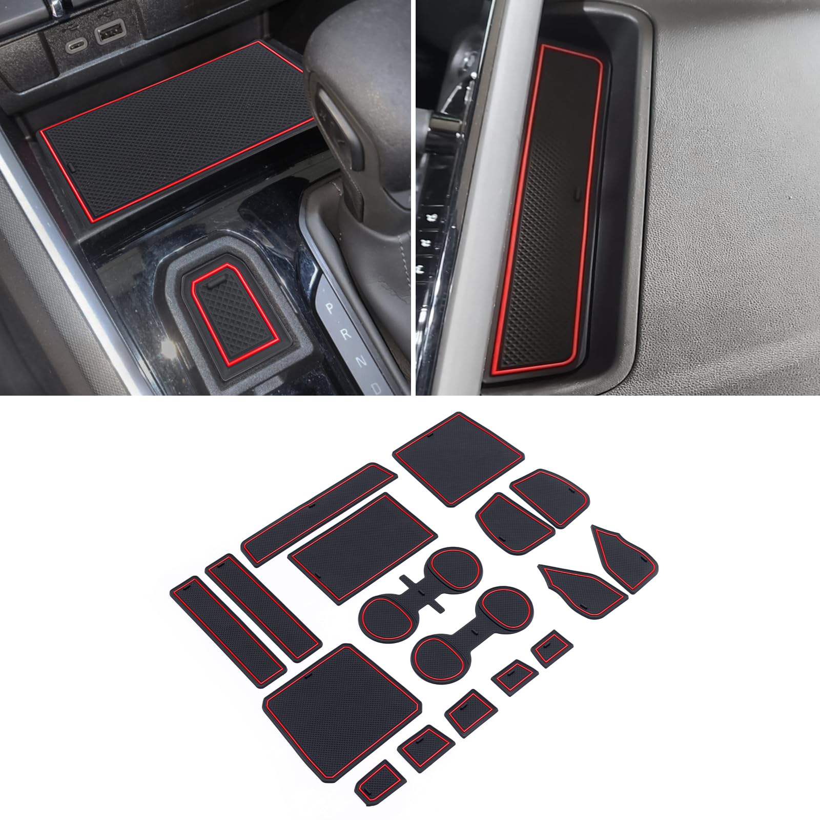 Jdmcar Custom Liner Accessories Compatible With 2023 2024 2025 Chevy Colorado/Gmc Canyon, Premium Cup Holder, Center Console, An