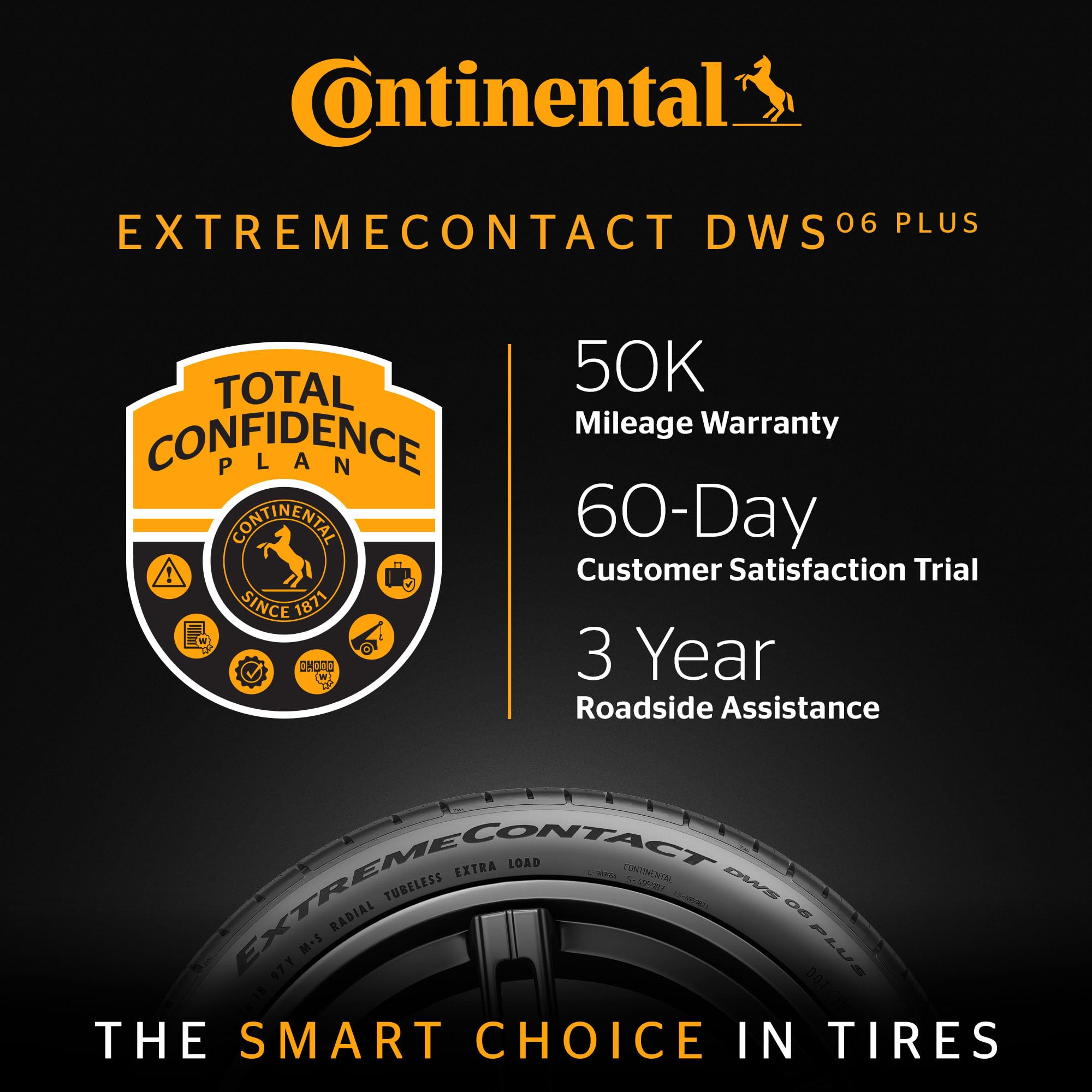 Continental Extremecontact Dws06 Plus Uhp All Season 265/40Zr18 101Y Xl Passenger Tire
