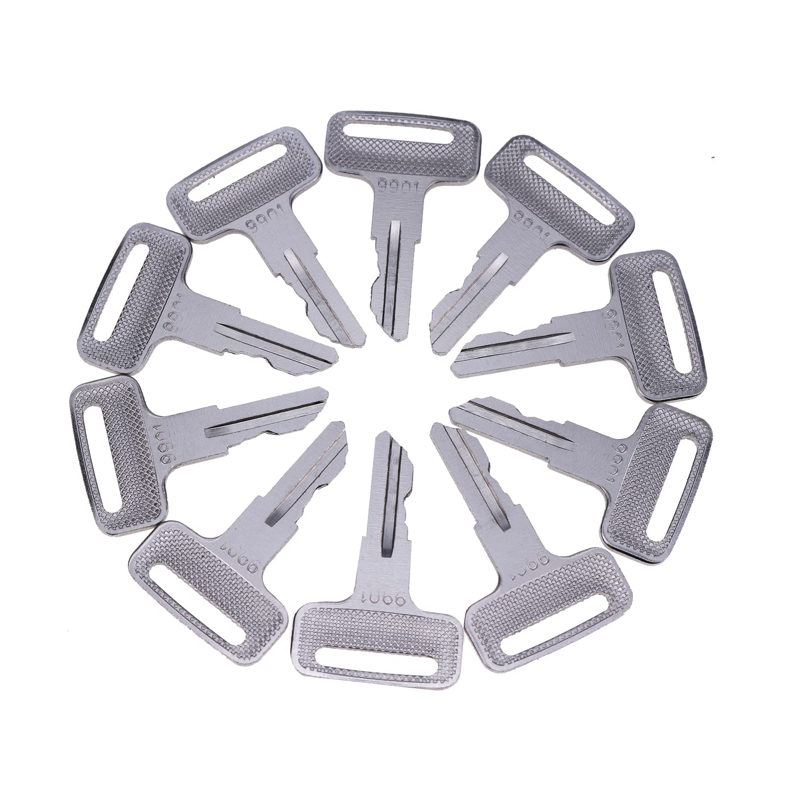 Fridayparts 5 Pairs Ignition Key 9901 Compatible For Jlg Manlift Jlg Lifts 2033E3 1932E3 1532E2 1932E2 2632E2 3246E2 2032E2 2646
