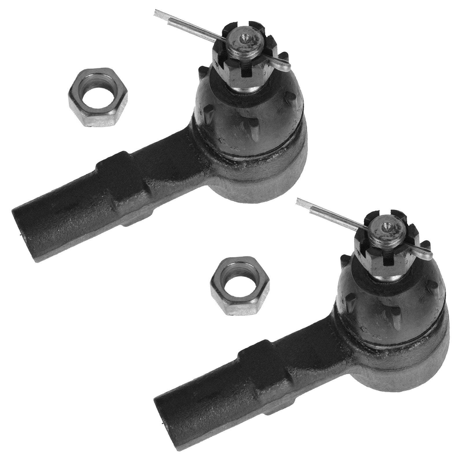 Trq Front Tie Rod Set Compatible With 1991-2002 Ford Escort 1991-1999 Mercury Tracer