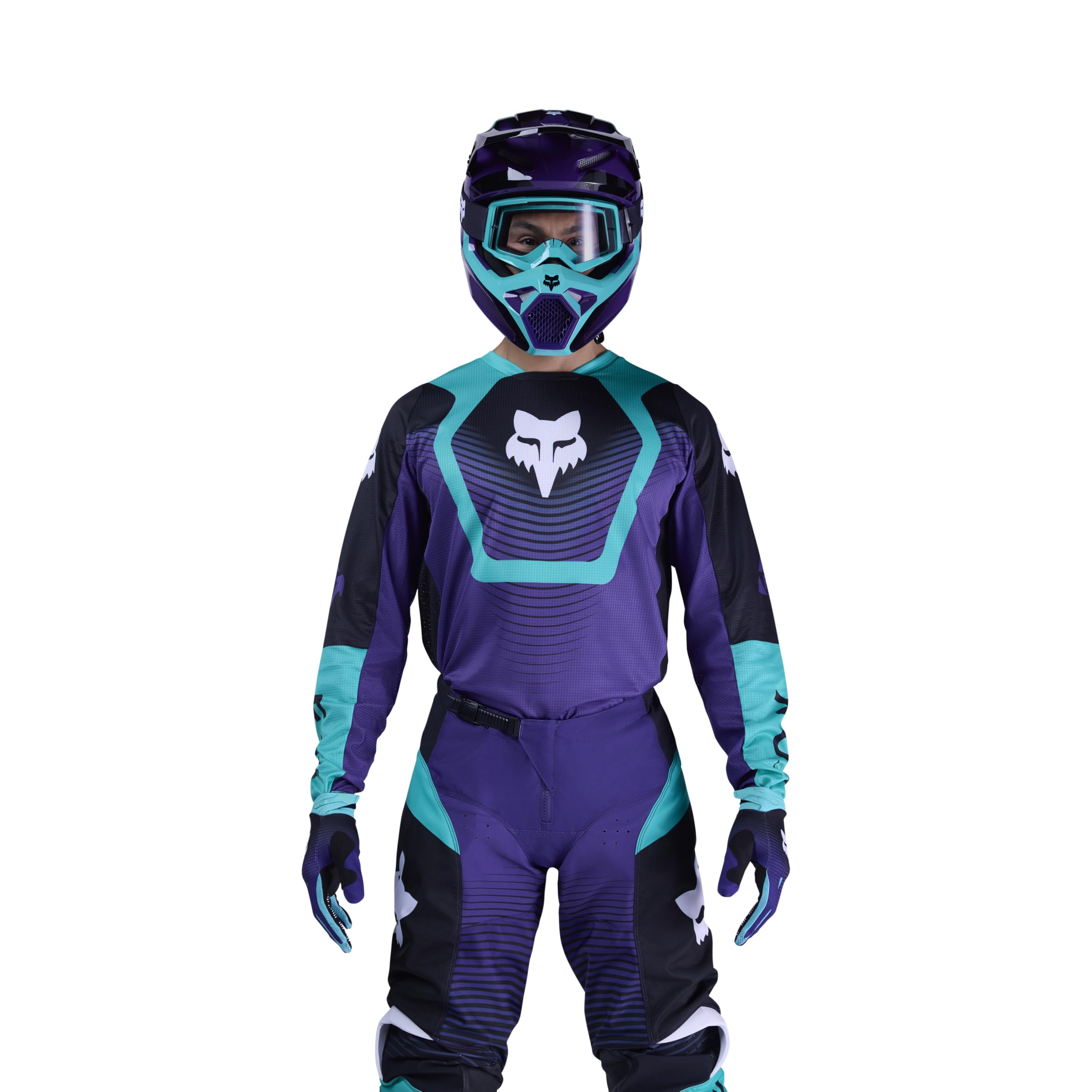 Fox Racing Mens 180 Collect Motocross Dirt Bike Jersey, Grape, XX-Large