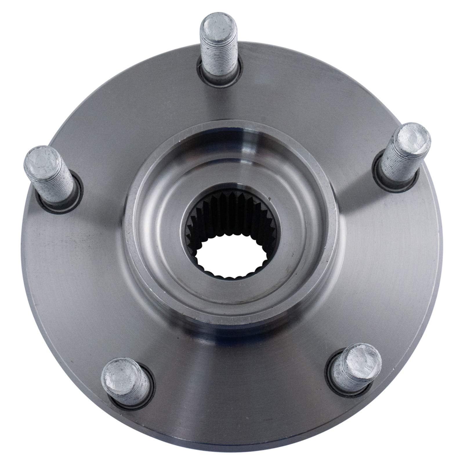 TRQ Front Wheel Hub Bearings Assembly Set for 2004-2006 INFINITI G35, Alloy Steel, Driver & Passenger Side, Model BHA51479
