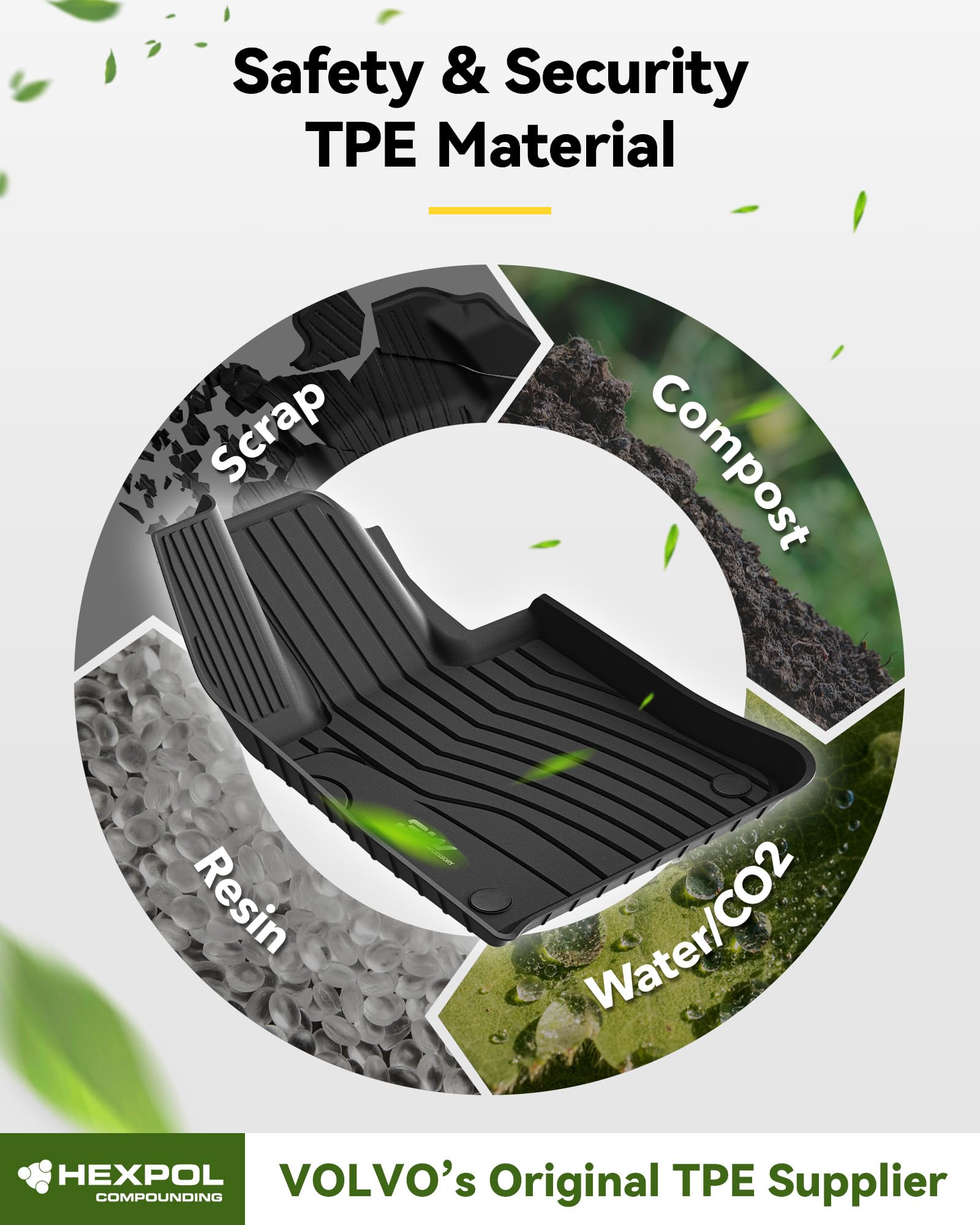 3W Floor Mats Compatible For Benz Glc 2023 2024 2025 Tpe All Weather Custom Fit Floor Liner For Benz Glc 1St 2Nd Row Car Mats, B