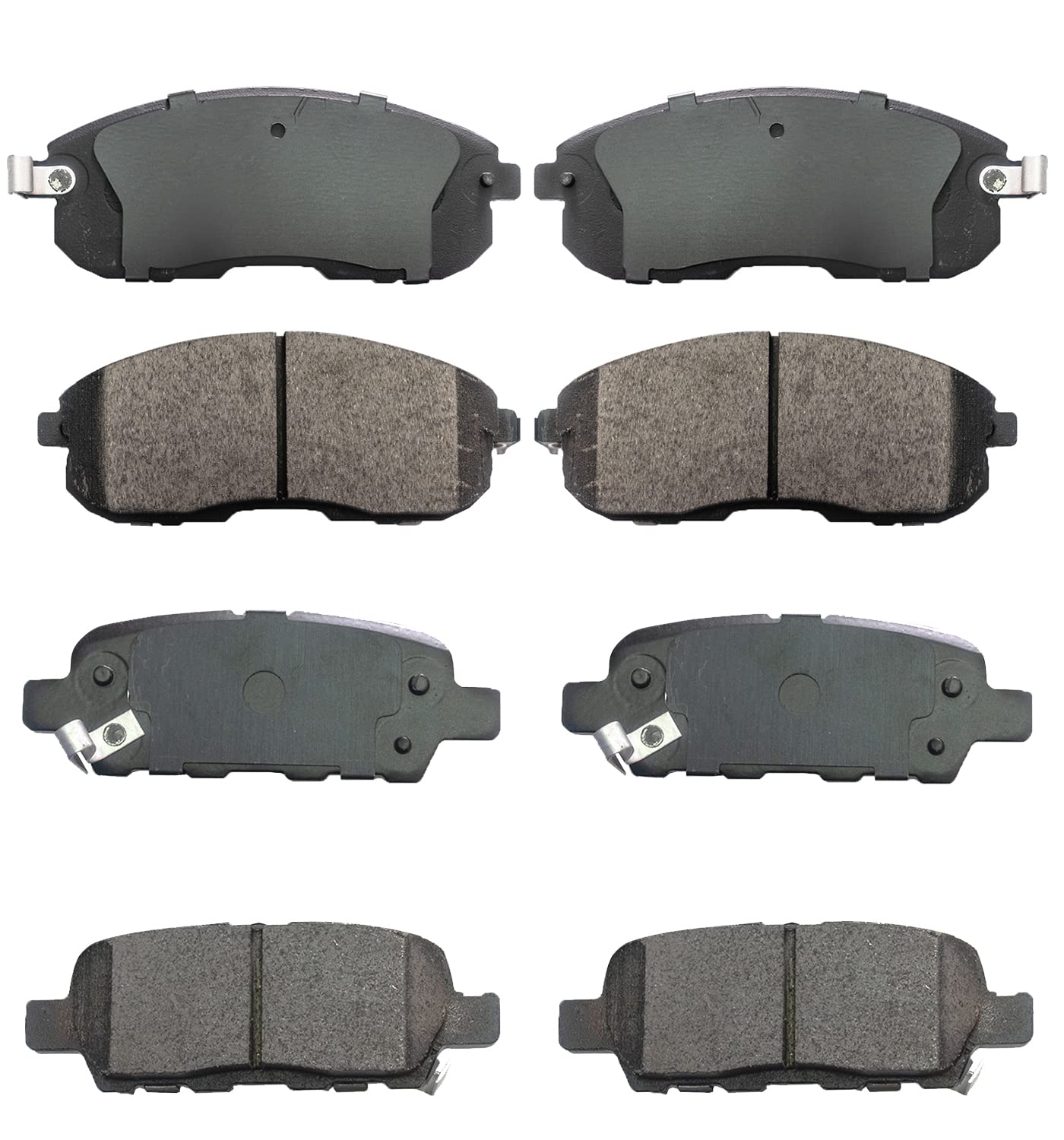 EXPPOWER Front & Rear Ceramic Brake Pads Replacement for 2007-2010 2011 2012 2013 Nissan Altima(D815+D905)