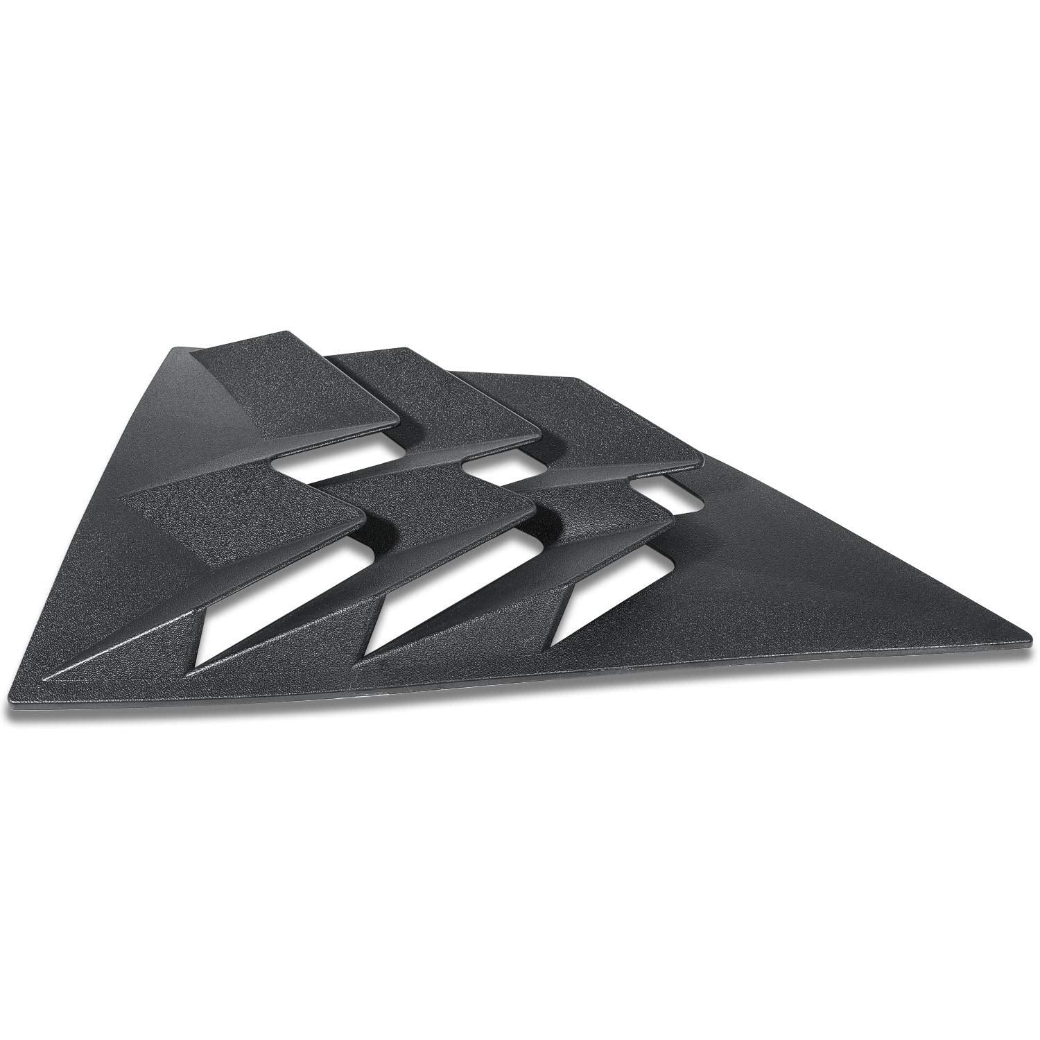E-cowlboy ABS Window Visor Cover for 2008-2024 Dodge Challenger, Matte Black Side Window Scoop Louvers, Model TZH023