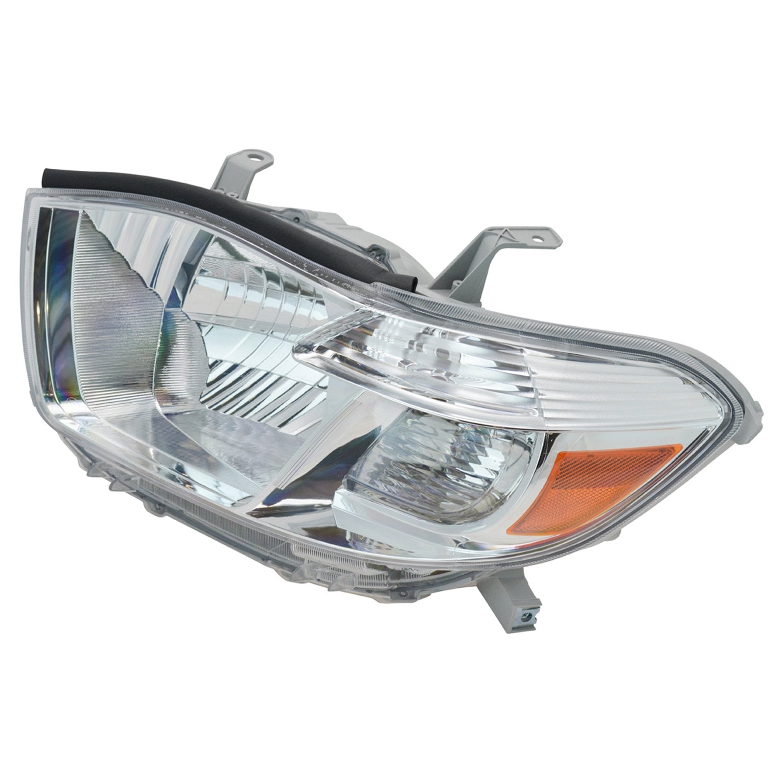Trq Driver & Passenger Side Headlight Assembly Set Headlights Driver & Passenger Side Compatible With 2008-2010 Toyota Highlande
