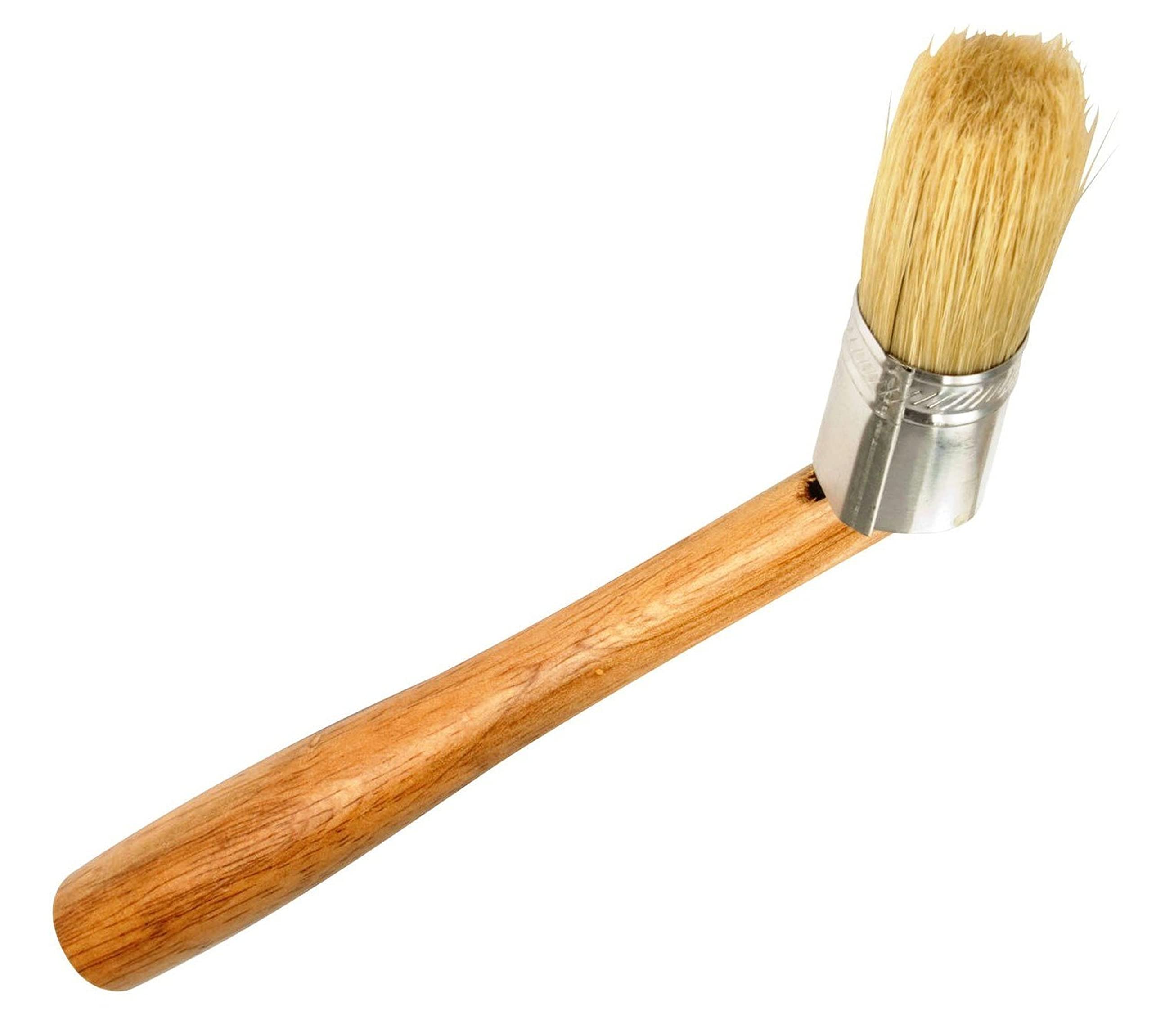 Steelman Euro Lube Applicator Brush, Angled, Stiff Bristles, for PasteStyle Tire Mounting Lubricants