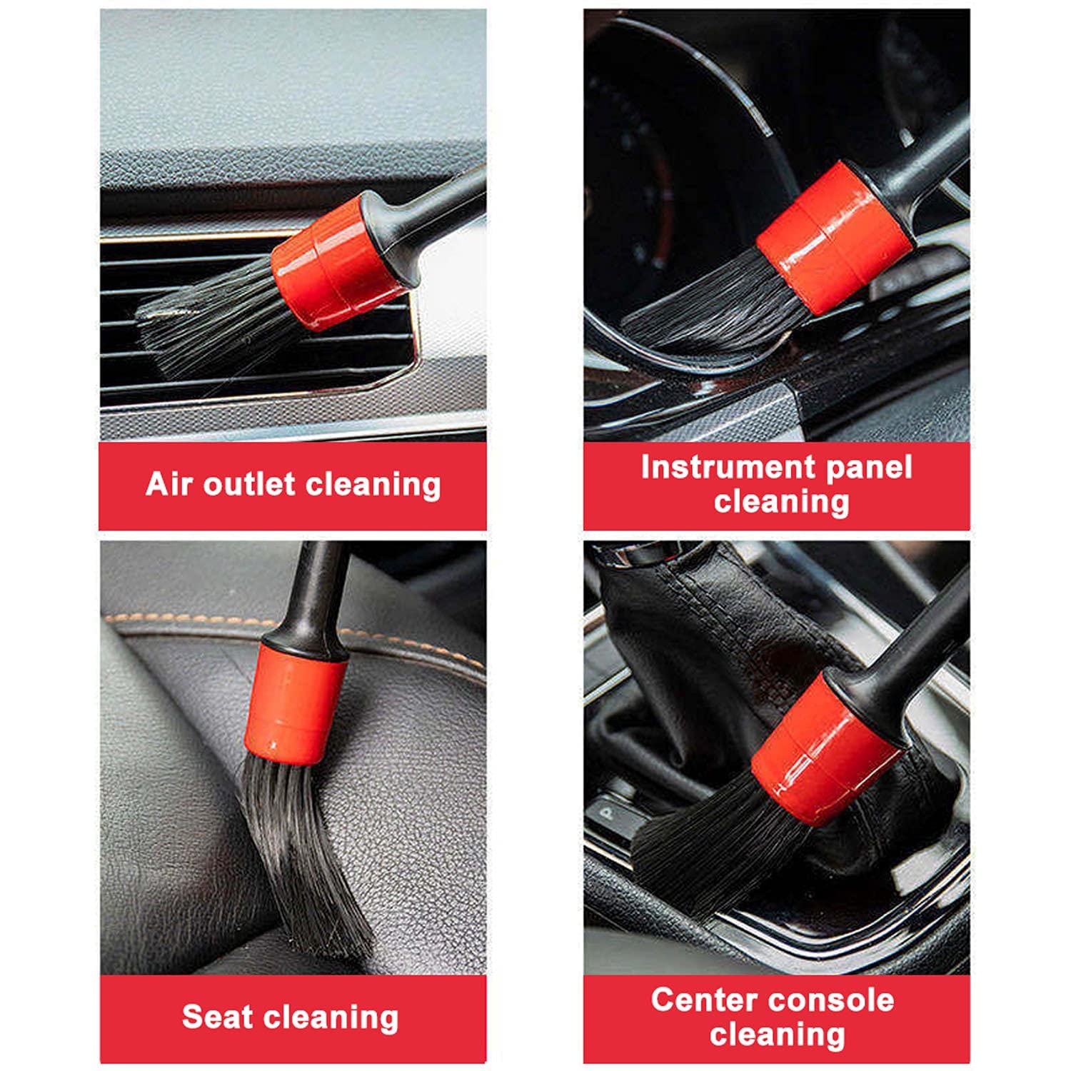 Cprosp Tornado Black Car Cleaning Gun, High Pressure Car Cleaning Gun Jet Cleaner Interior