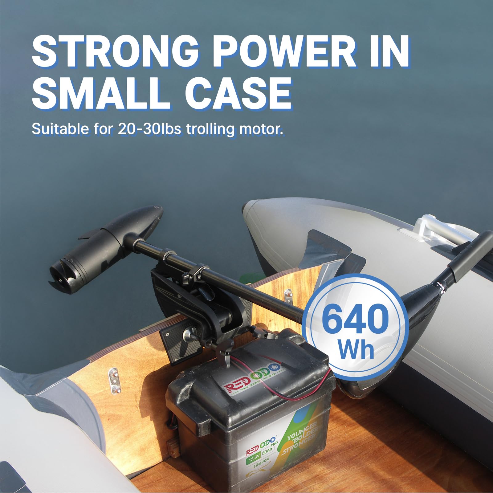 Redodo 12V 50Ah LiFePO4 Battery with 50A BMS, 4000-8000 Cycles, Ideal for RV and Security Devices