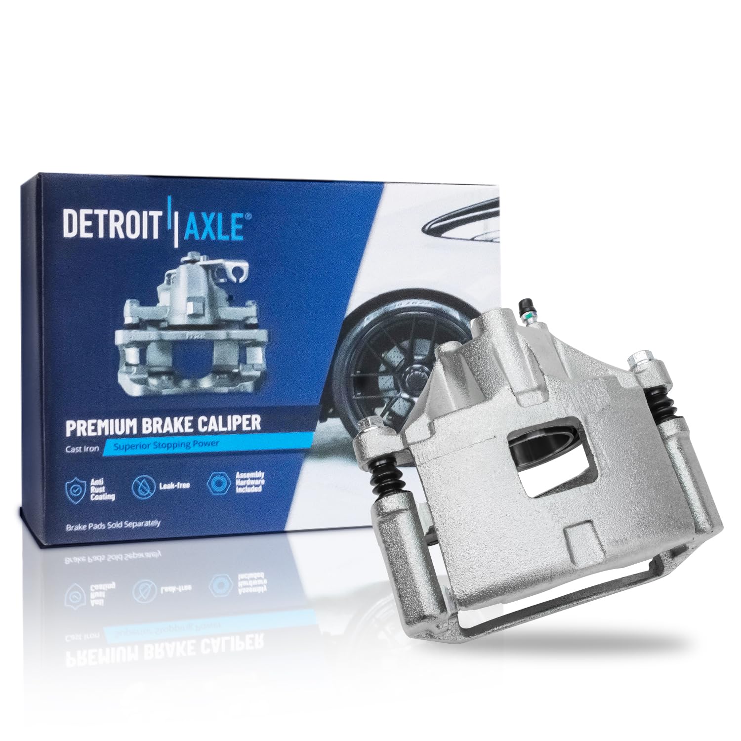 Detroit Axle - Front Left Brake Caliper for Chevrolet Impala Buick LeSabre Park Avenue Riviera Cadillac DeVille Seville Olds Aur