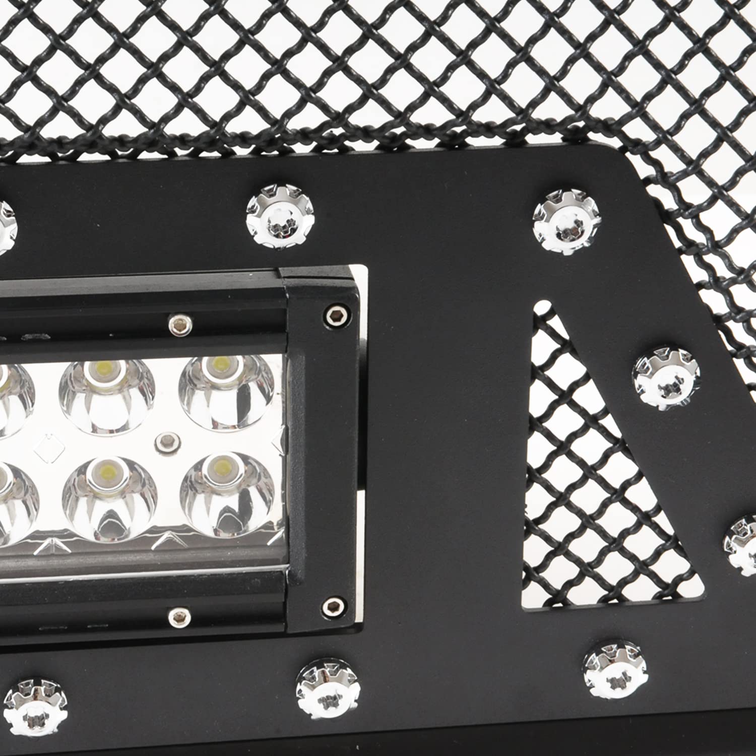 Paramount Evolution Matte Black Stainless Steel Wire Mesh Grille
