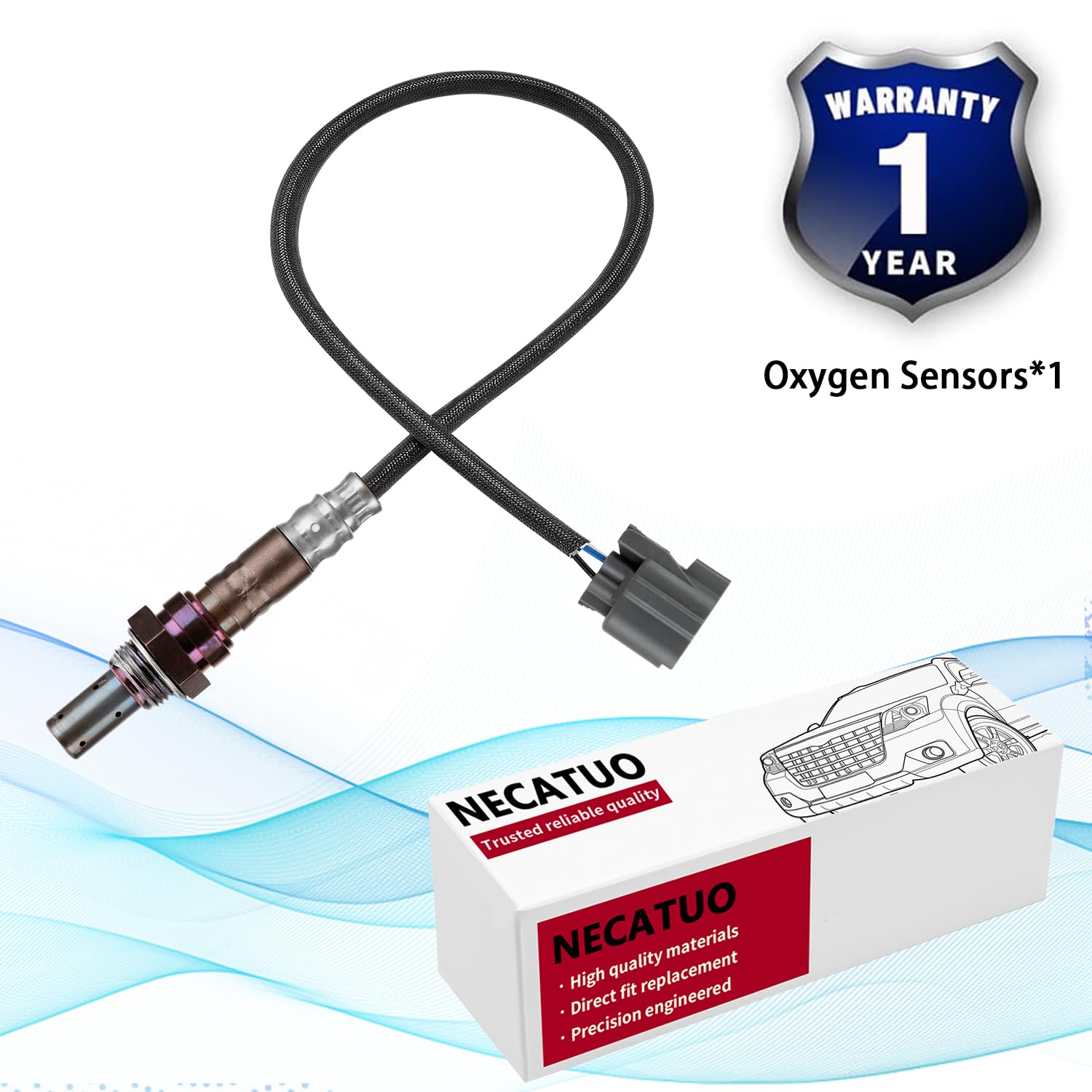 Necatuo 234-9015 Upstream O2 Oxygen Sensor Heated Air Fuel Ratio Compatible With 2003 2004 Forester Impreza Outback 2003-2006 Ba